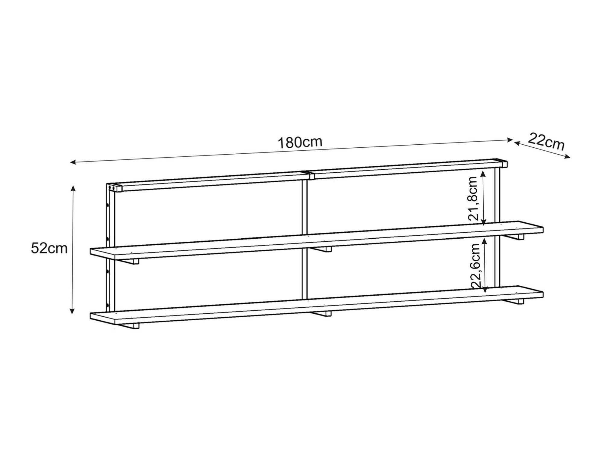 Стеллаж Kailua 2367 (Антрацит)