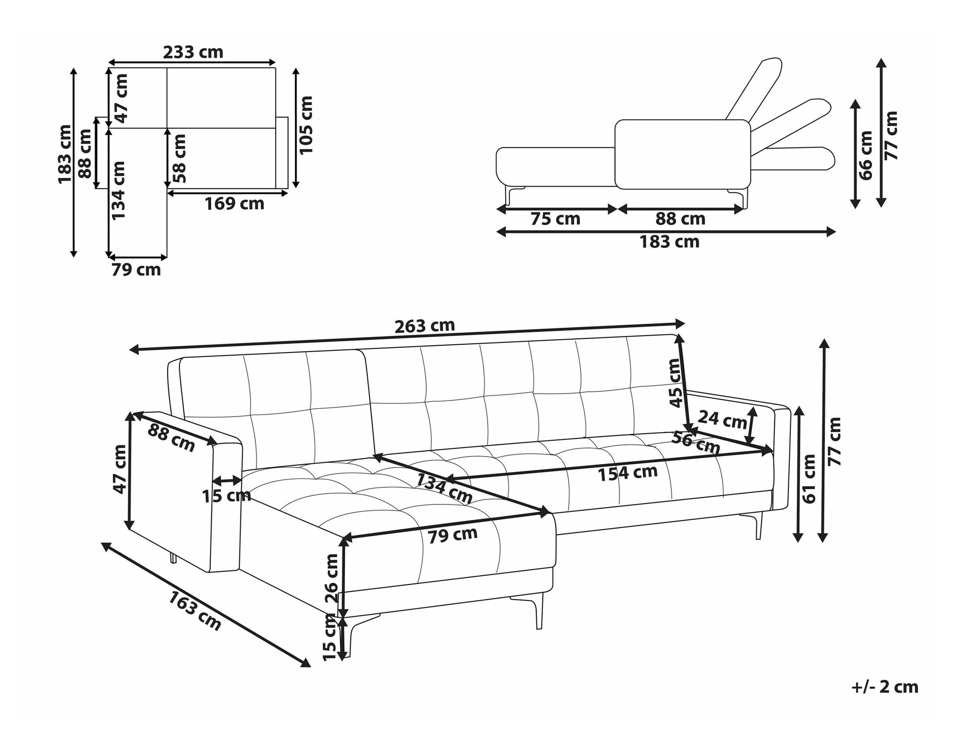 Угловой диван Mormiru 106 (Крем)