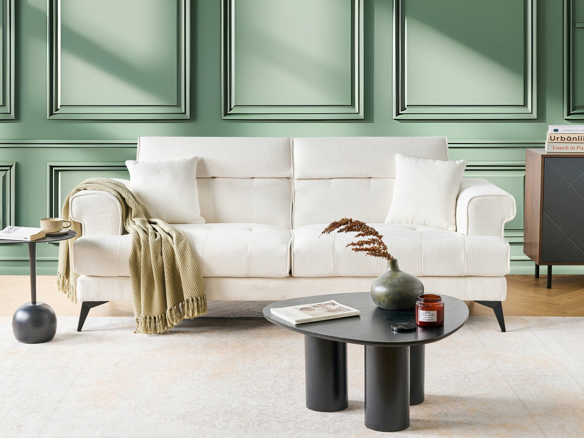 Dīvāns Berwyn 2435 (Balts)