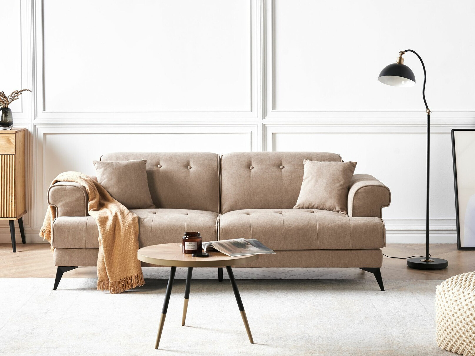 Dīvāns Berwyn 2435 (Gaiši brūns)