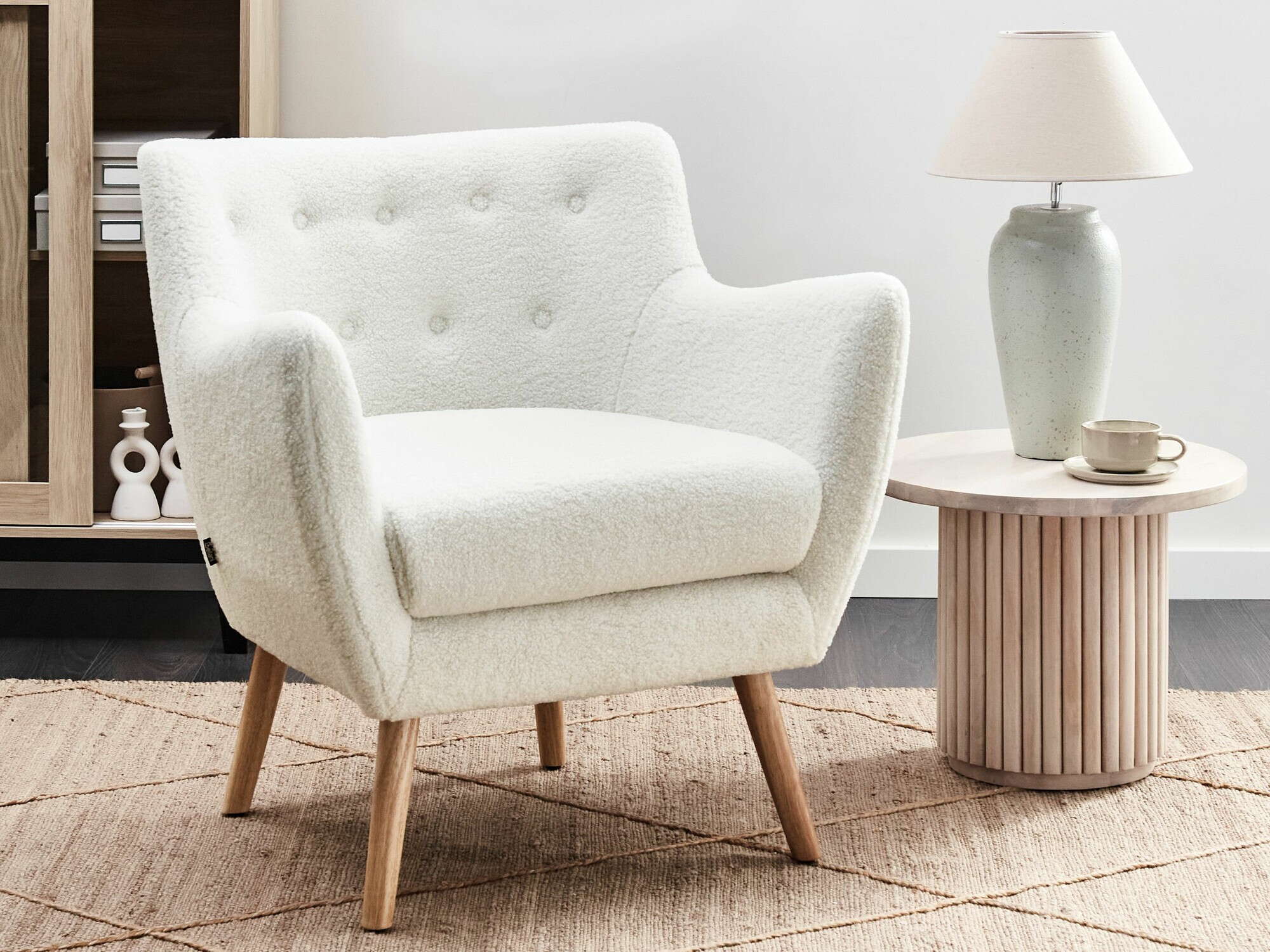 Krēsls Berwyn 1027 (Balts)