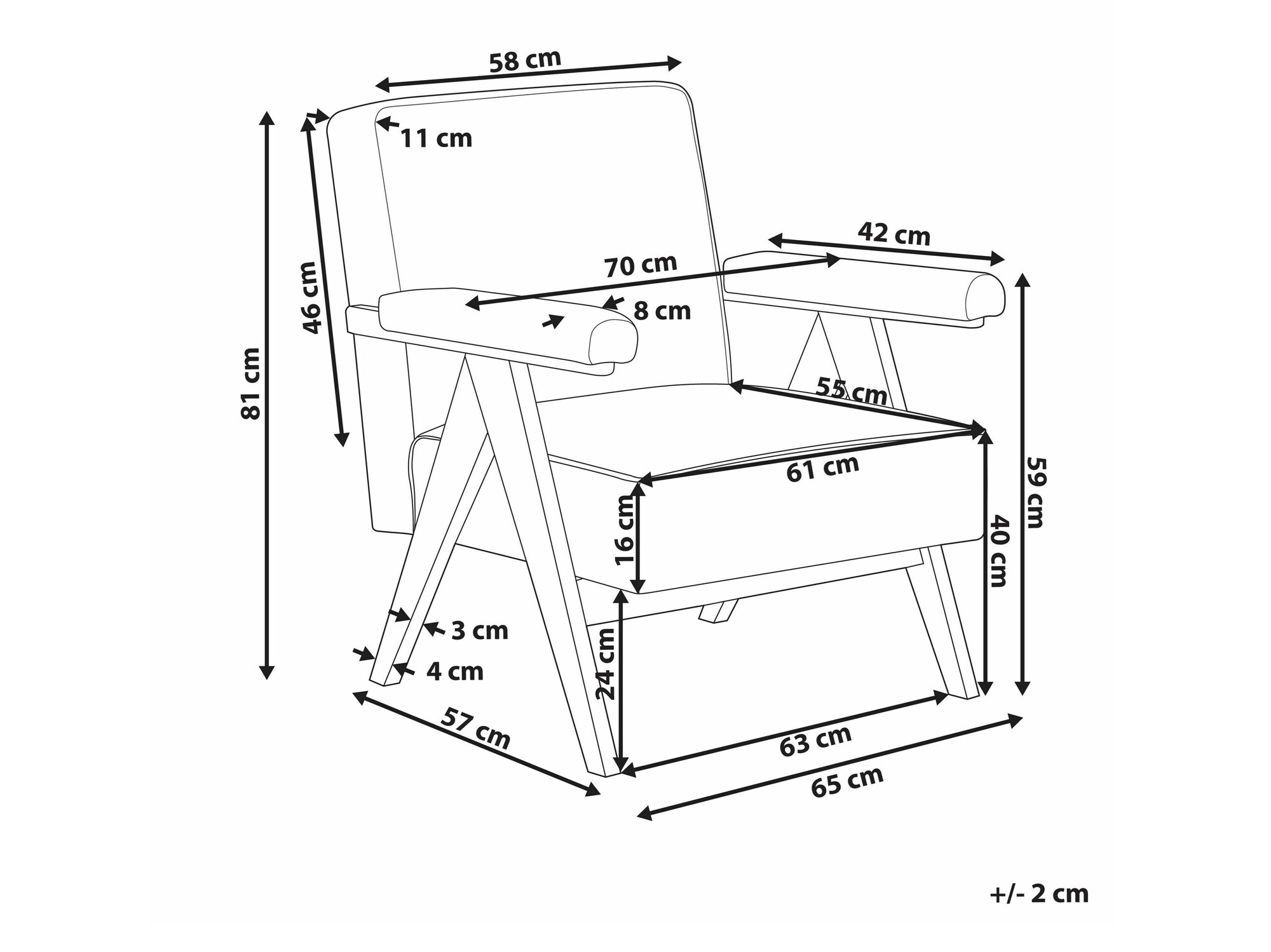 Кресло Berwyn 2441 (Белый)