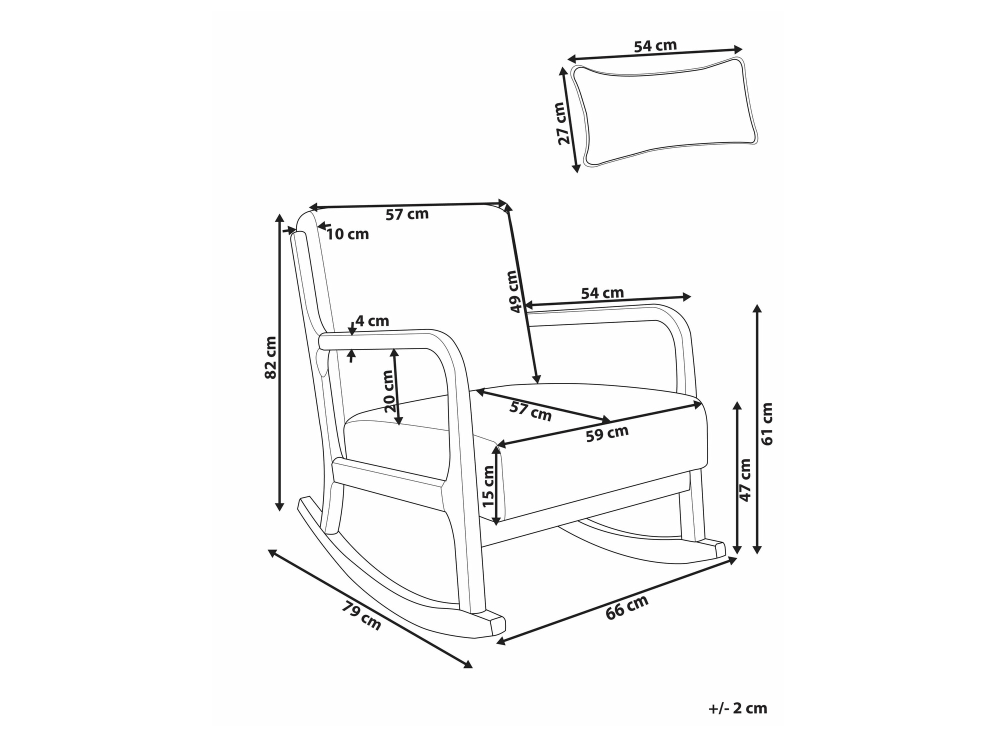 Šūpuļkrēsls Berwyn 2443
