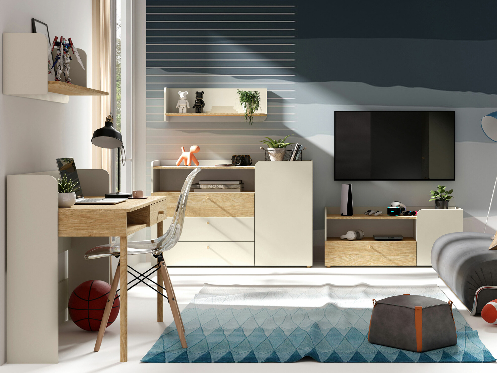 Kumode Domcali 108 (Bēšs + Ozols)