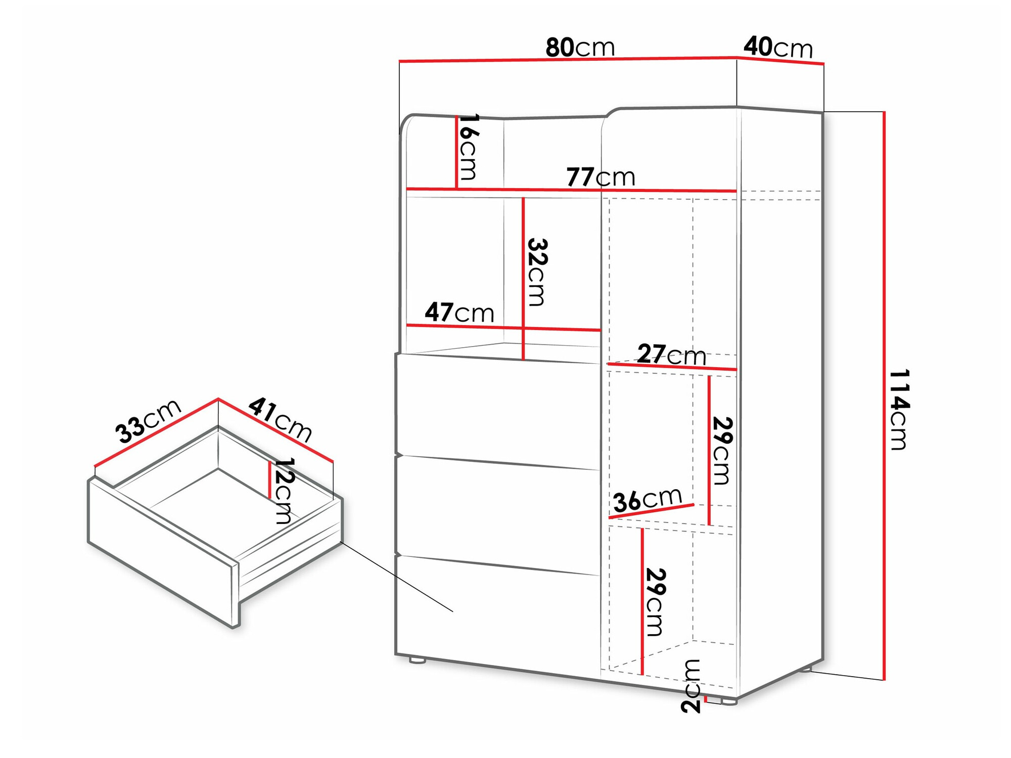 Plaukts Domcali 106 (Coral + Ozols)
