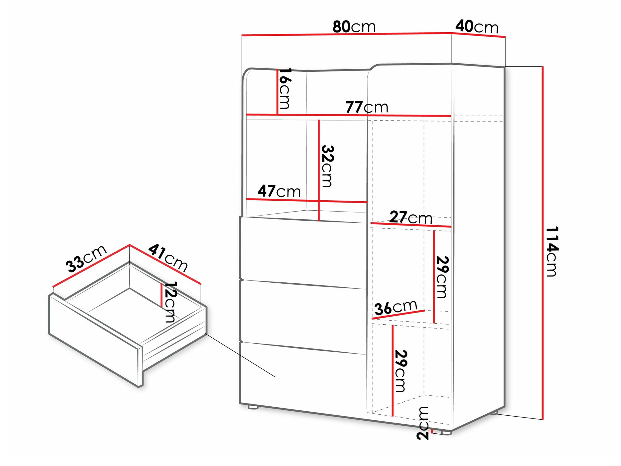 Plaukts Domcali 106 (Pelēks + Ozols)
