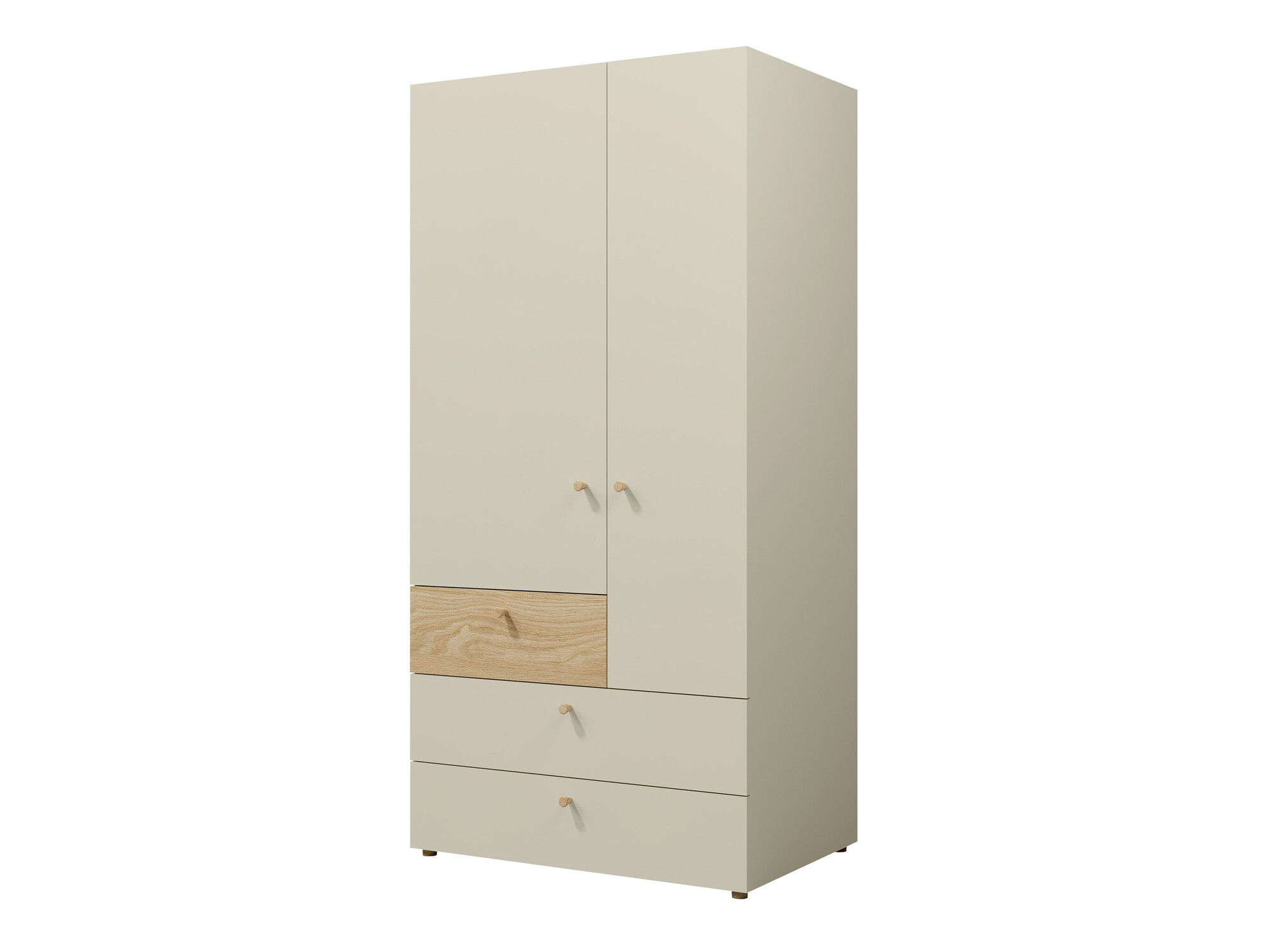 Шкаф Domcali 101 (Бежевый + Дуб)