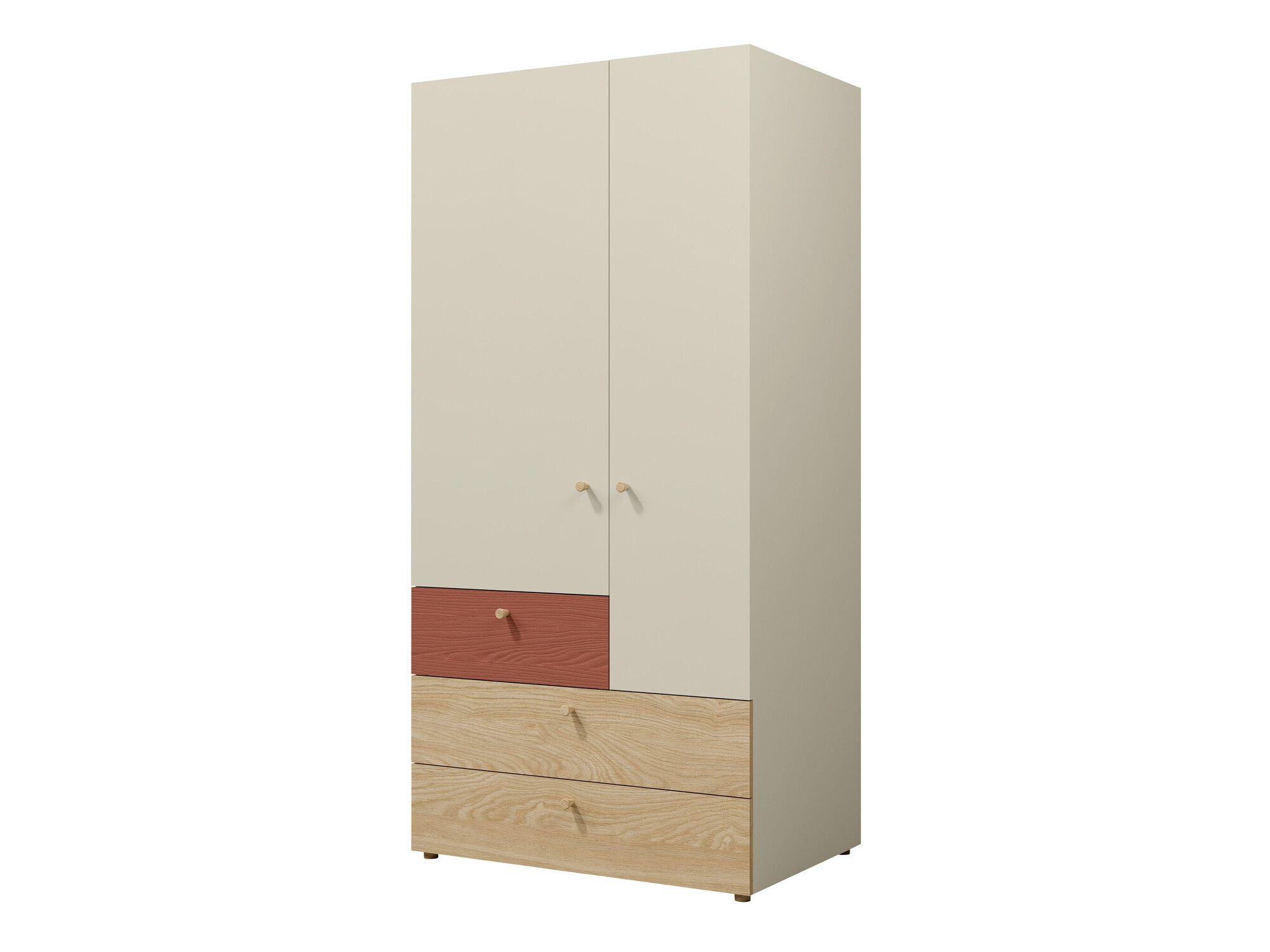 Шкаф Domcali 101 (Coral + Дуб)