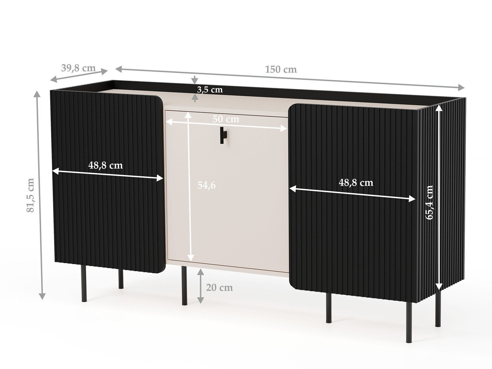 Шкафчик Mansfield 101 (Кашемир)