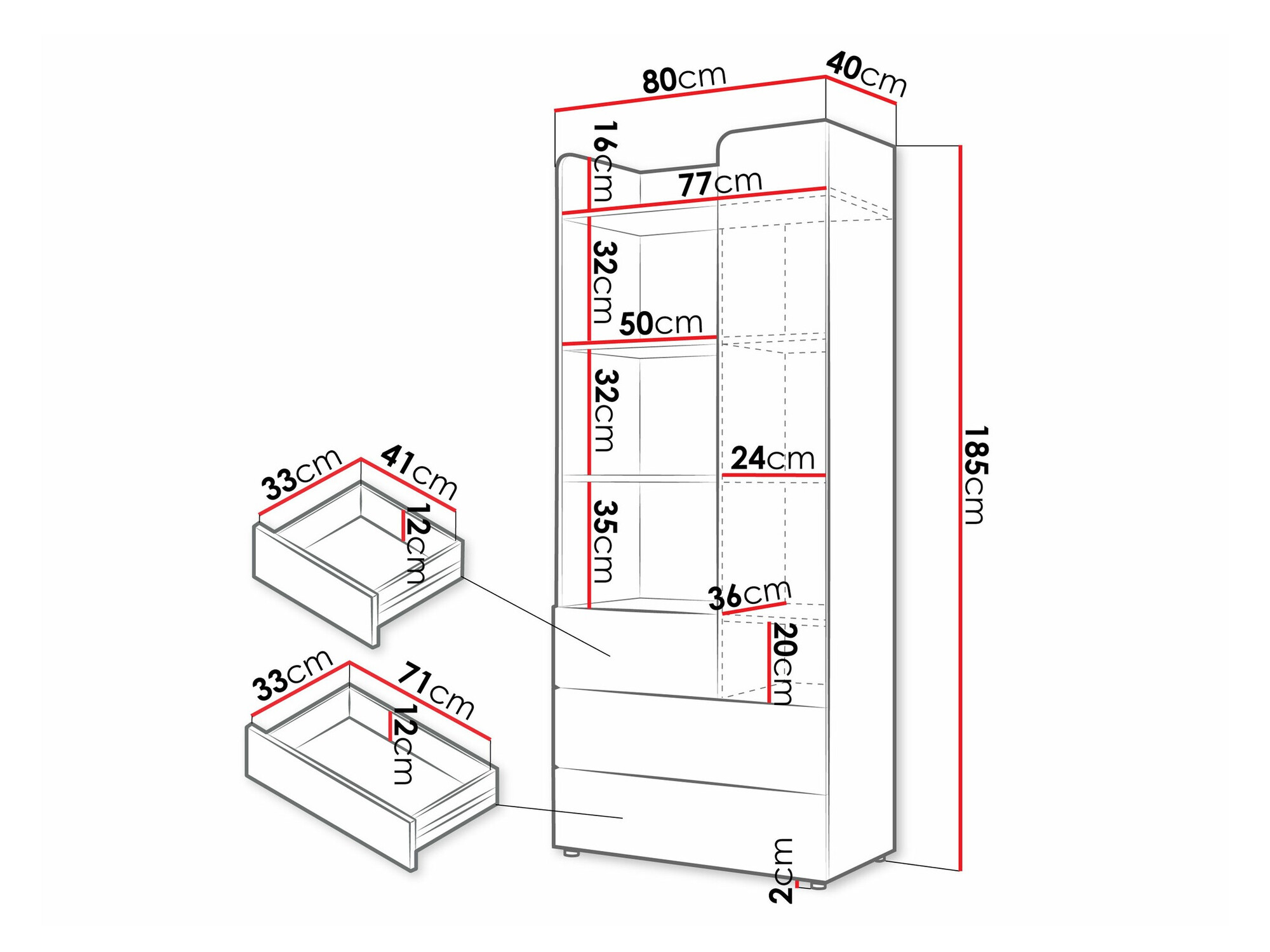 Стеллаж Domcali 102 (Бежевый + Дуб)