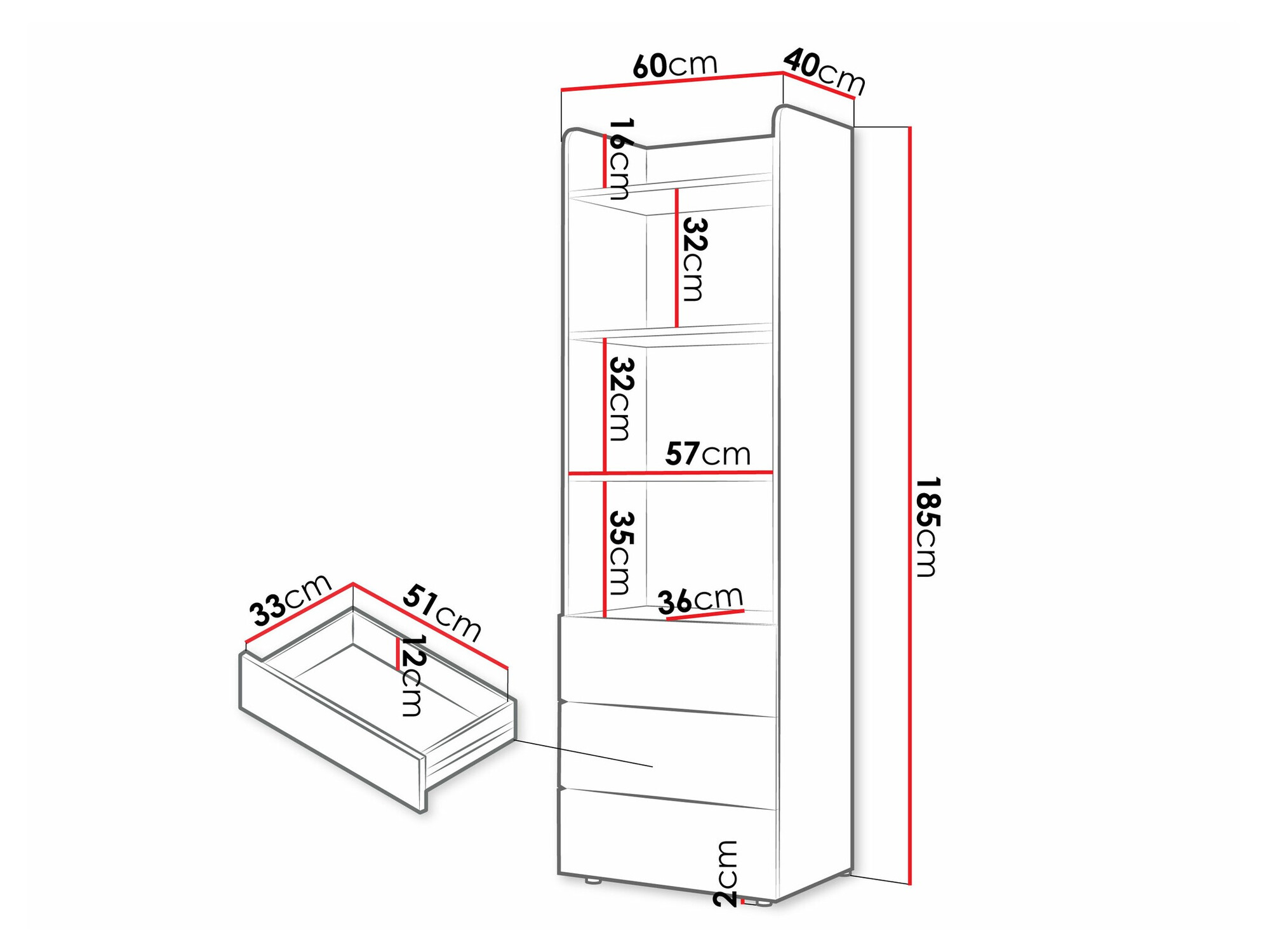 Стеллаж Domcali 104 (Бежевый + Дуб)