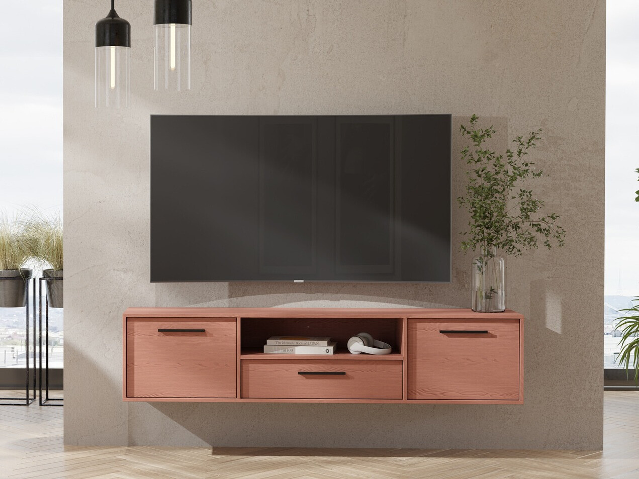 TV galds Mansfield 105 (Coral)