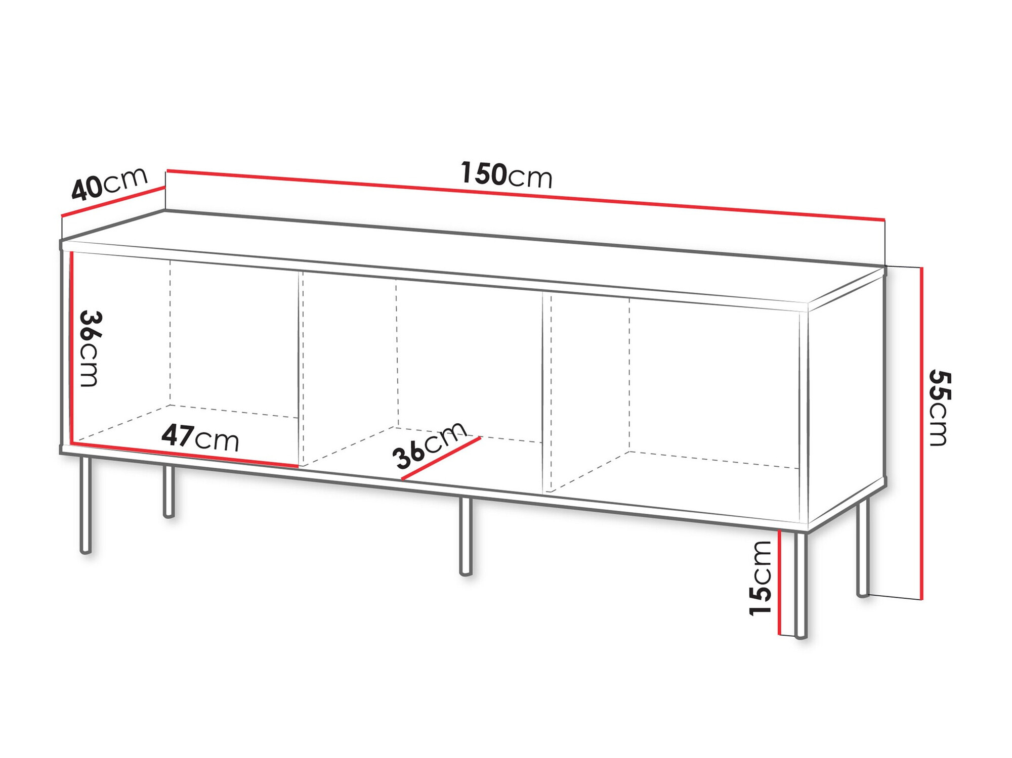 TV galds Tolete 104 (Zaļš)