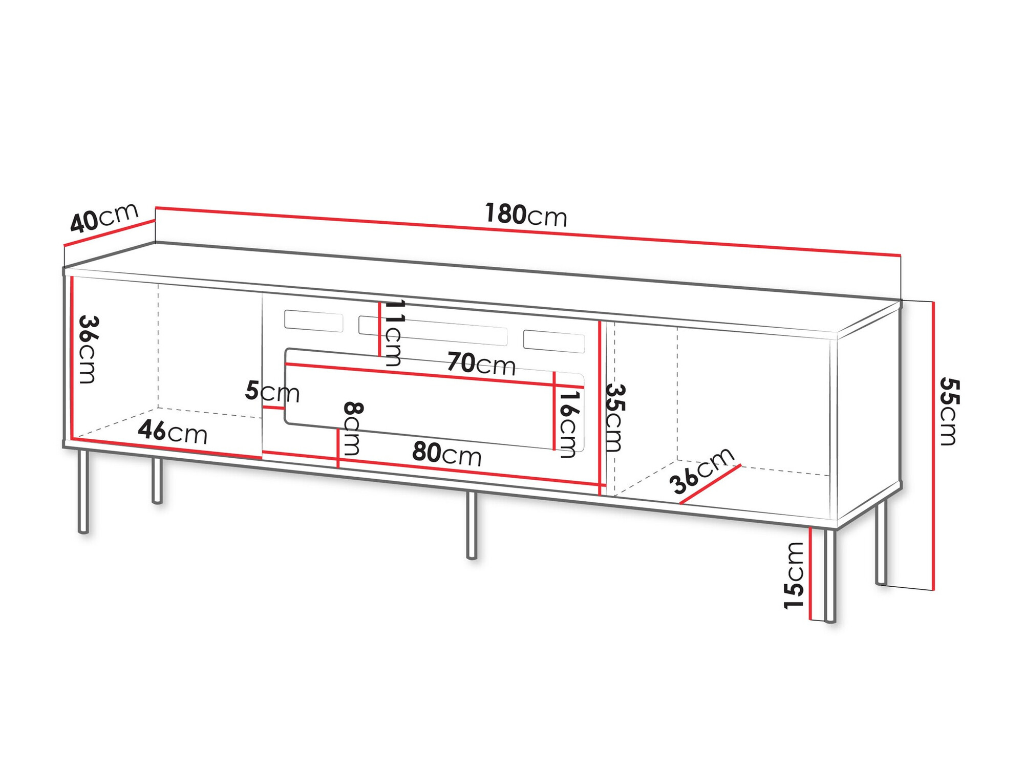 TV galds Tolete 107 (Bēšs)