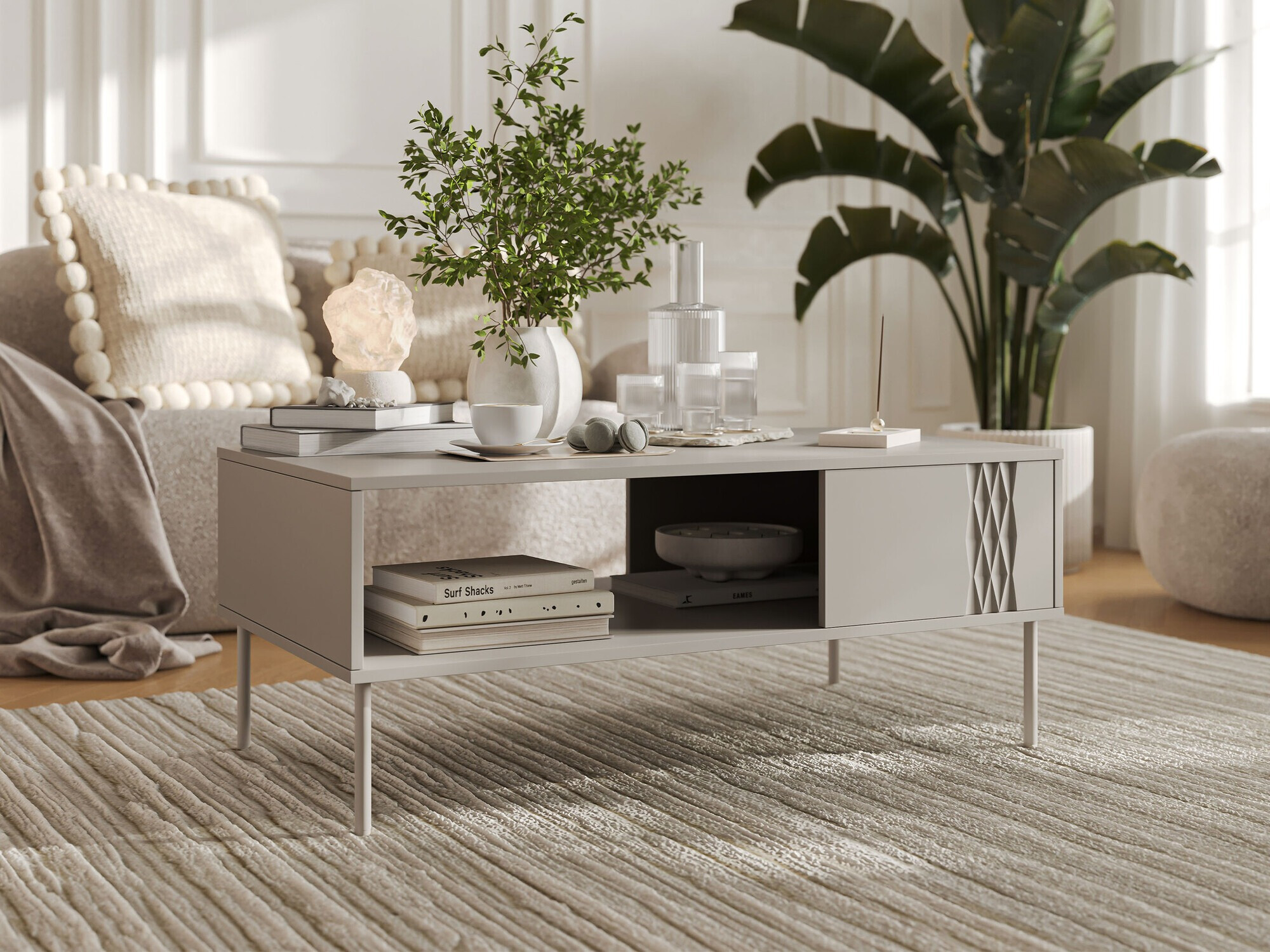 Žurnālu galdiņš Tolete 103 (Bēšs)