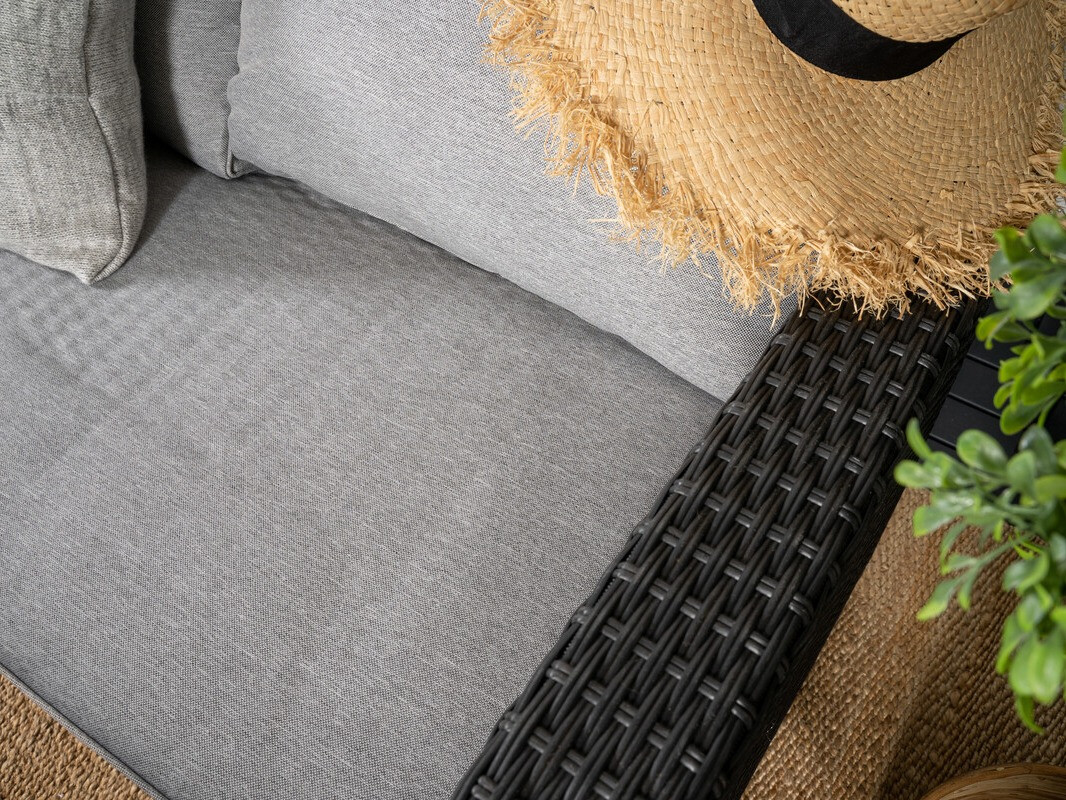 Dārza mēbeļu komplekts Dallas 4628 (Tumši pelēks + Gaiši pelēks)