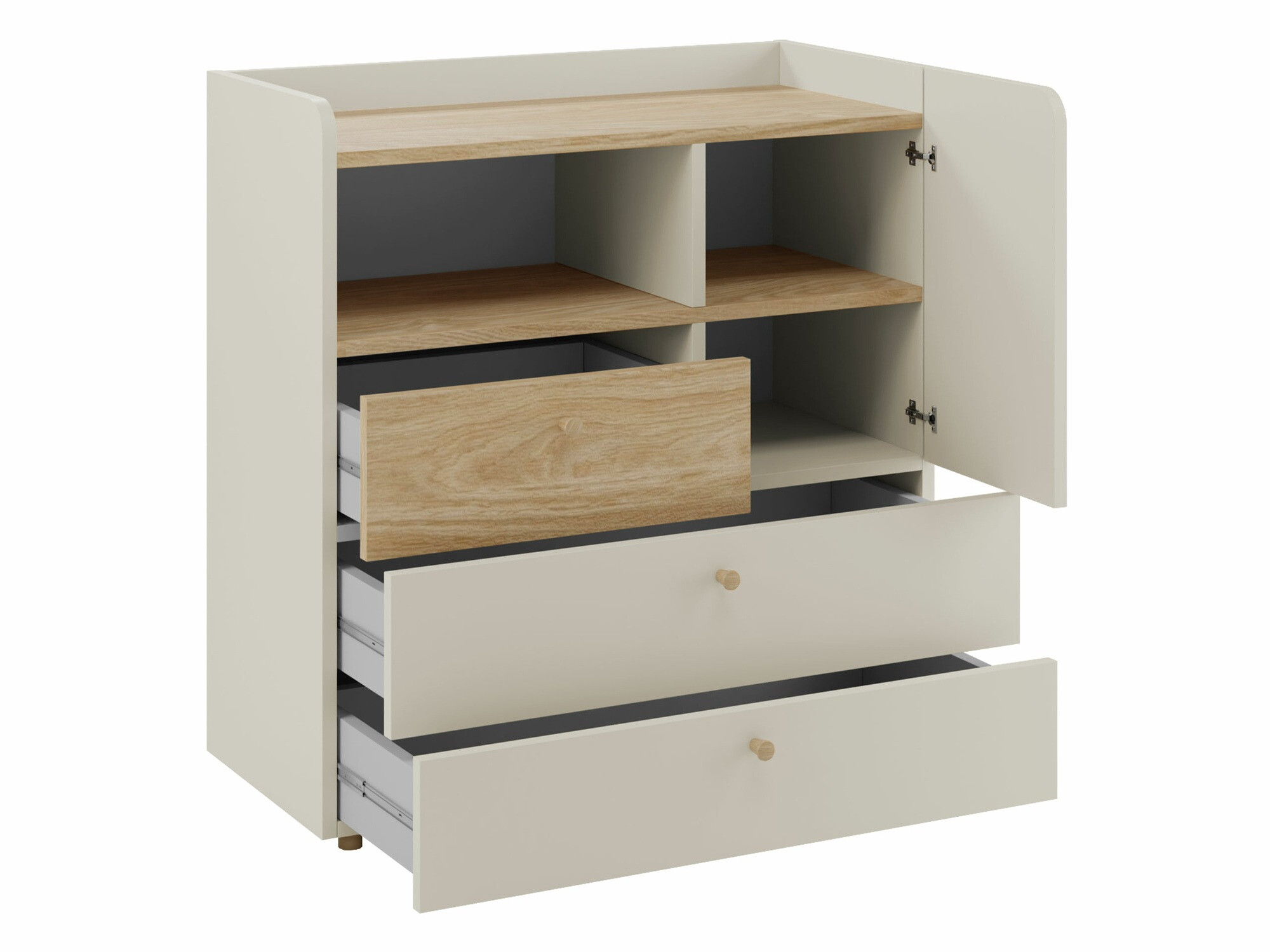 Kомод Domcali 109 (Coral + Дуб)