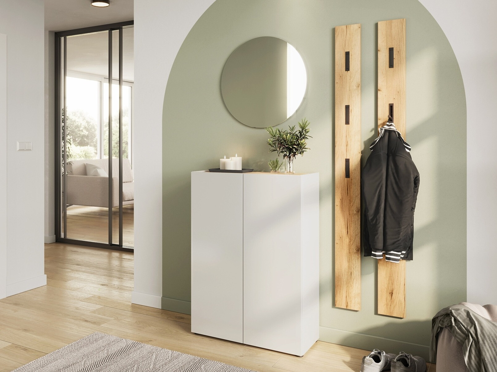 Полка для обуви Lircamu 100 (Белый)