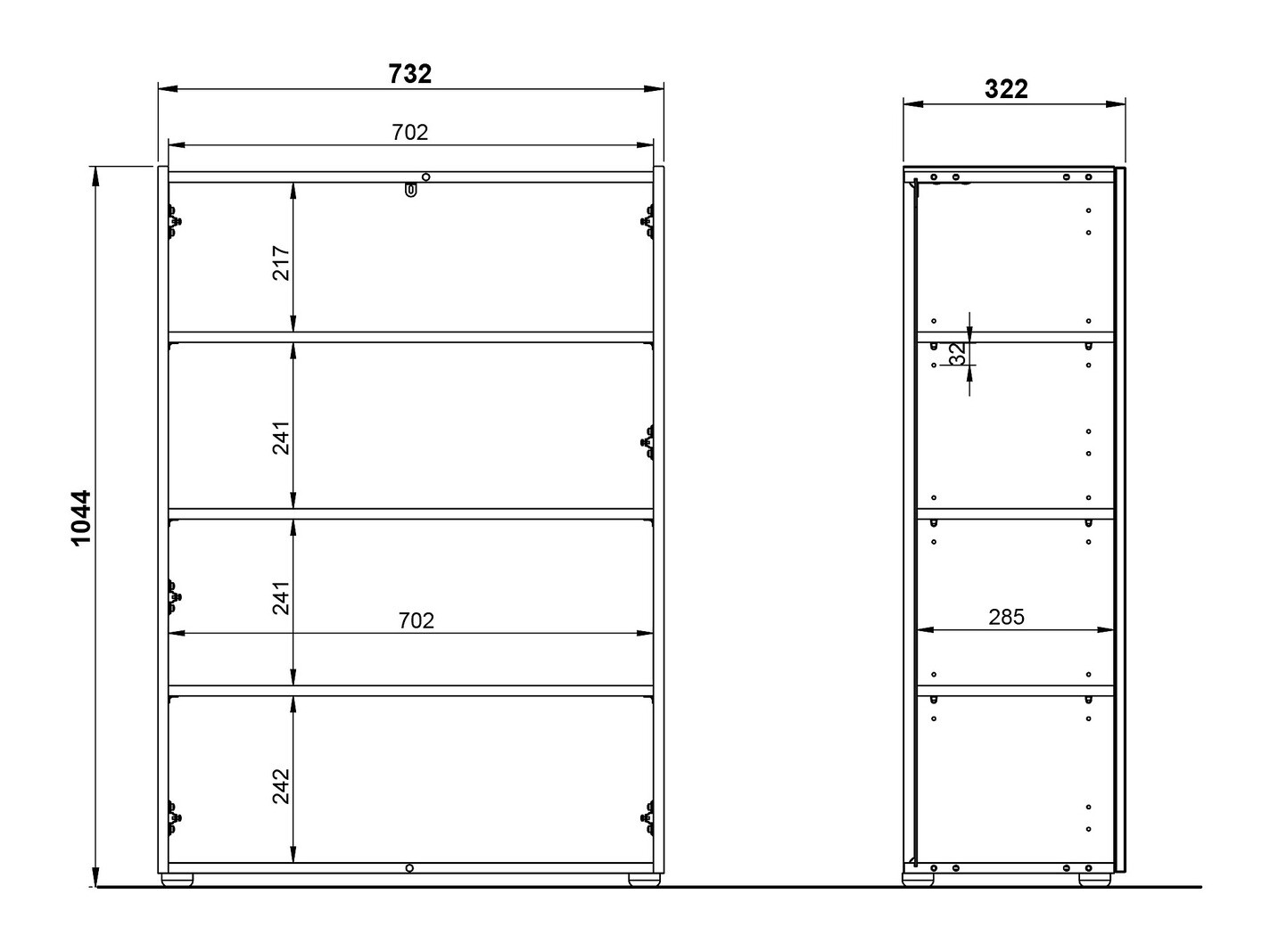 Полка для обуви Lircamu 100 (Пыльно-зеленый)