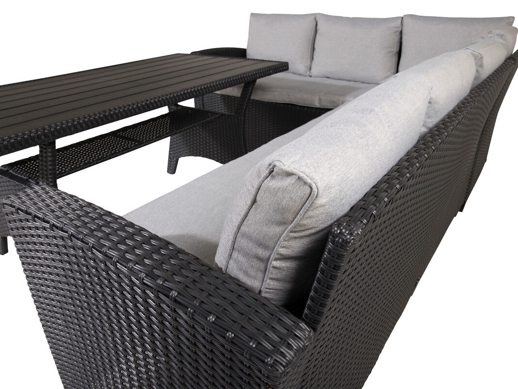 Садовый комплект Dallas 4628 (Тёмно-серый + Светло-серый)