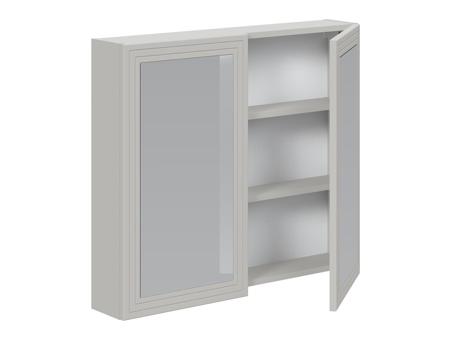 Шкаф для ванной комнаты c зеркалом Fiovele 102 (Кашемир)
