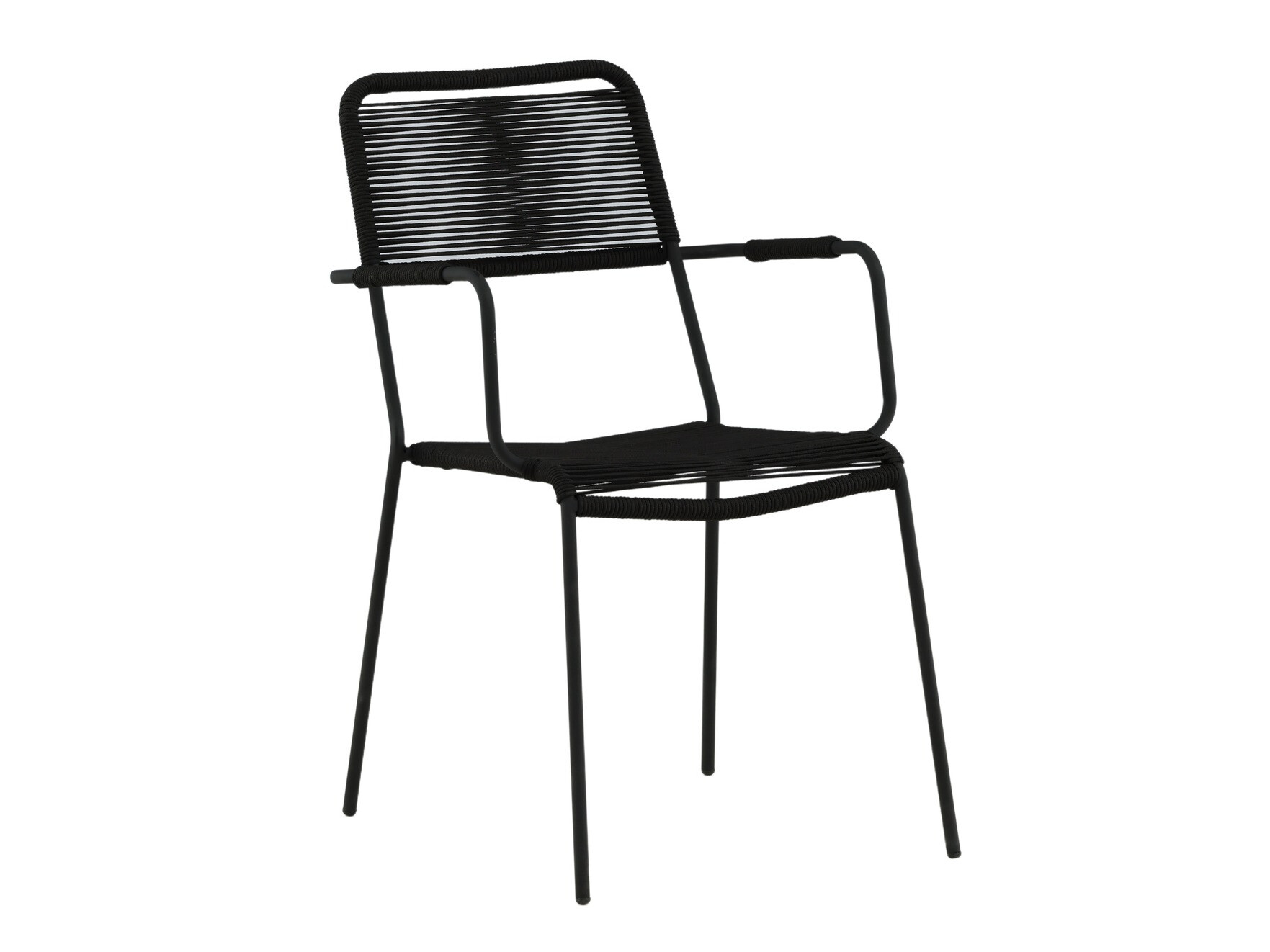 Galds un krēslu komplekts Dallas 4631 (Melns)