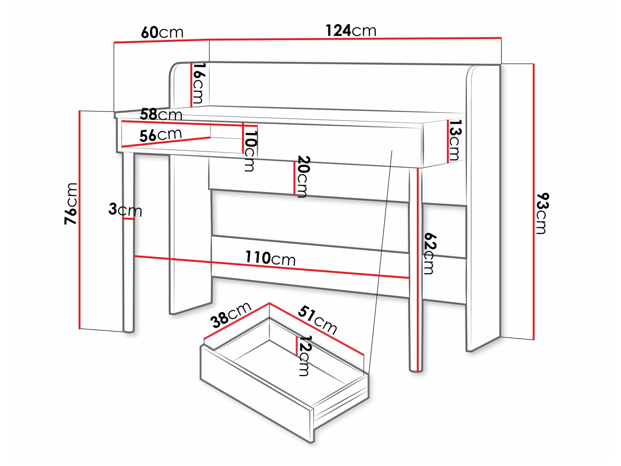 Письменный cтол Domcali 110