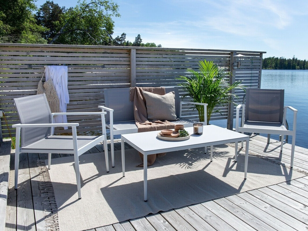 Садовый комплект Dallas 4632 (Белый + Серый)