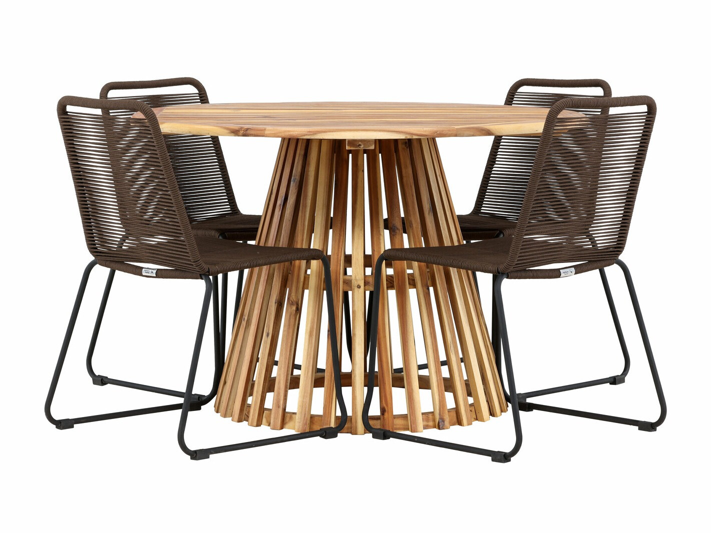 Стол и стулья Dallas 4630 (Коричневый)