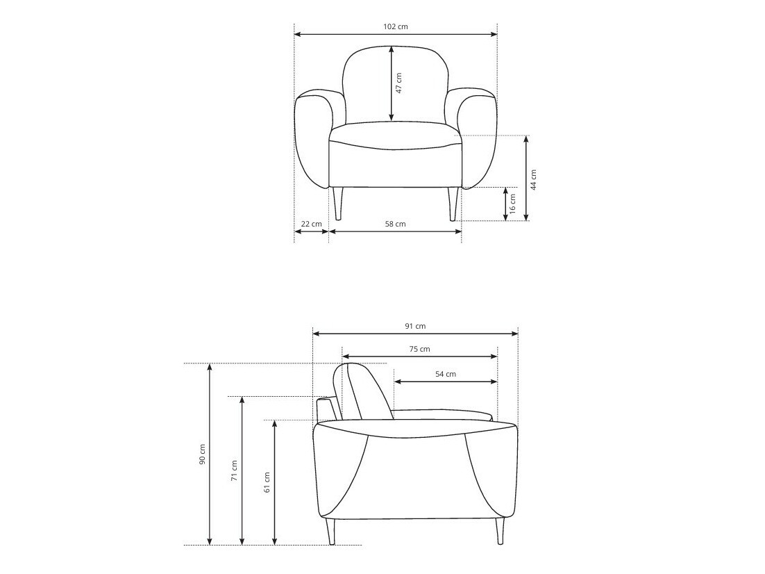 Krēsls Kingston 144 (Ottawa 07)