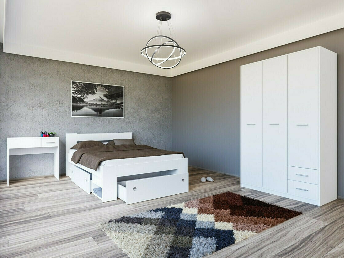 Кровать Novsore 130 (Белый)