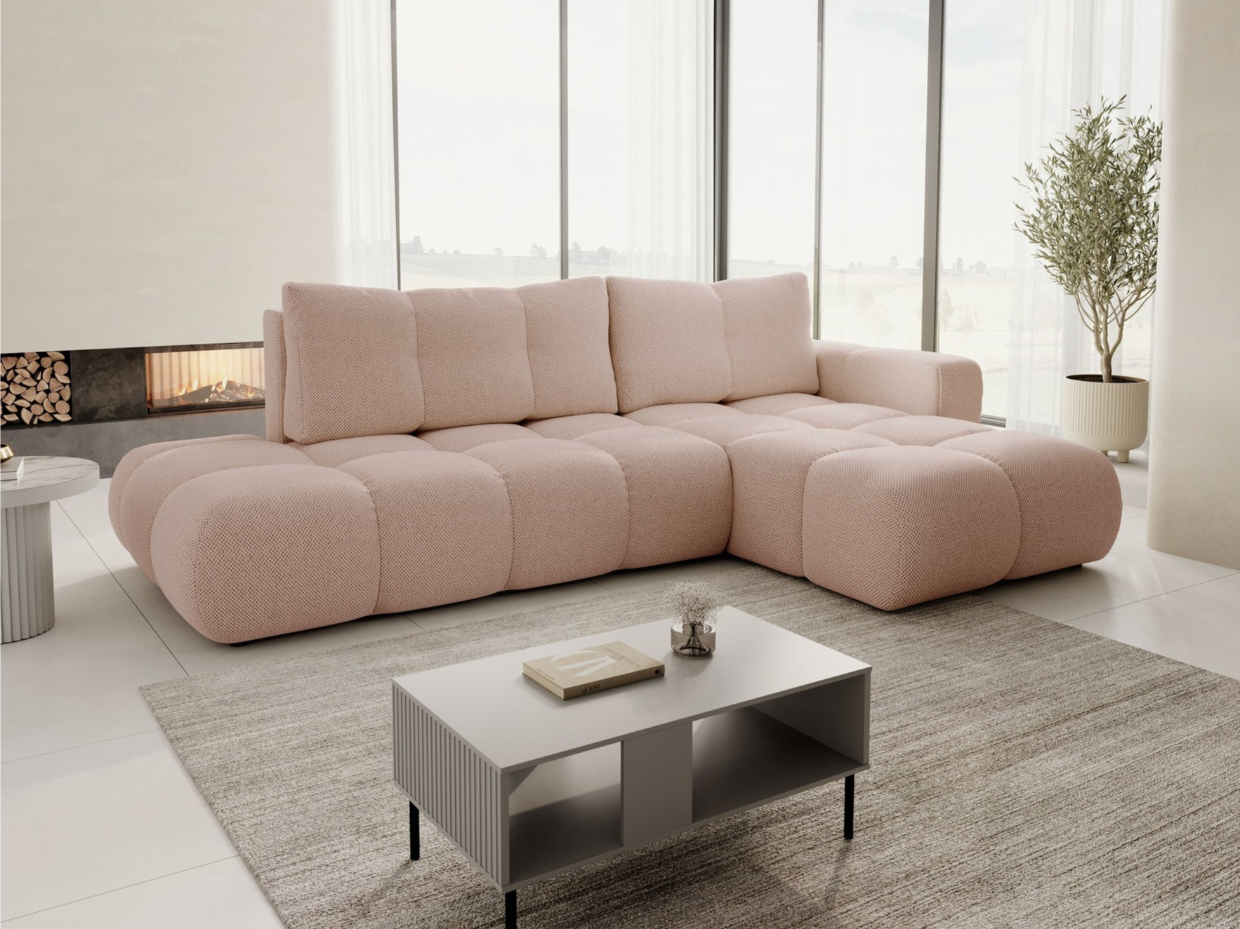 Stūra dīvāns Kingston 156 (Curio 60)