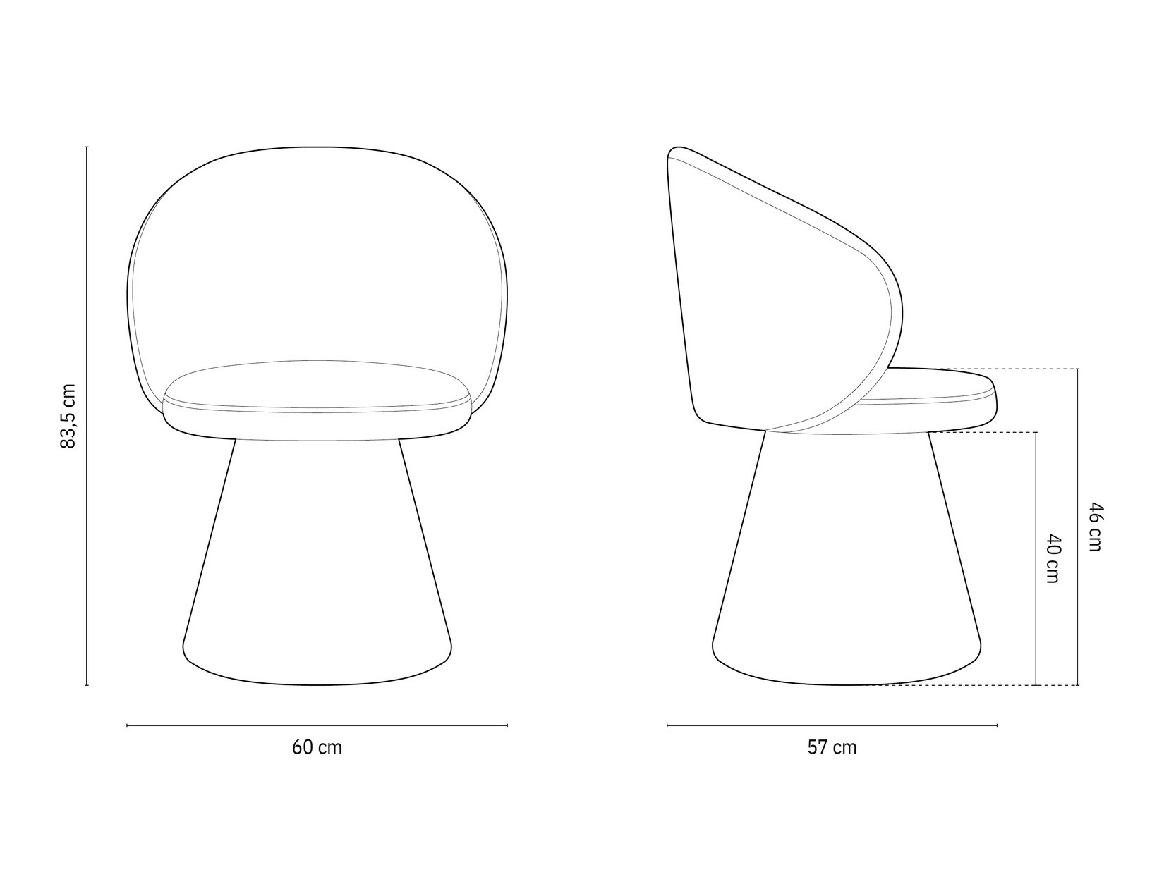 Krēsls Beckley 121 (Bluvel 03)