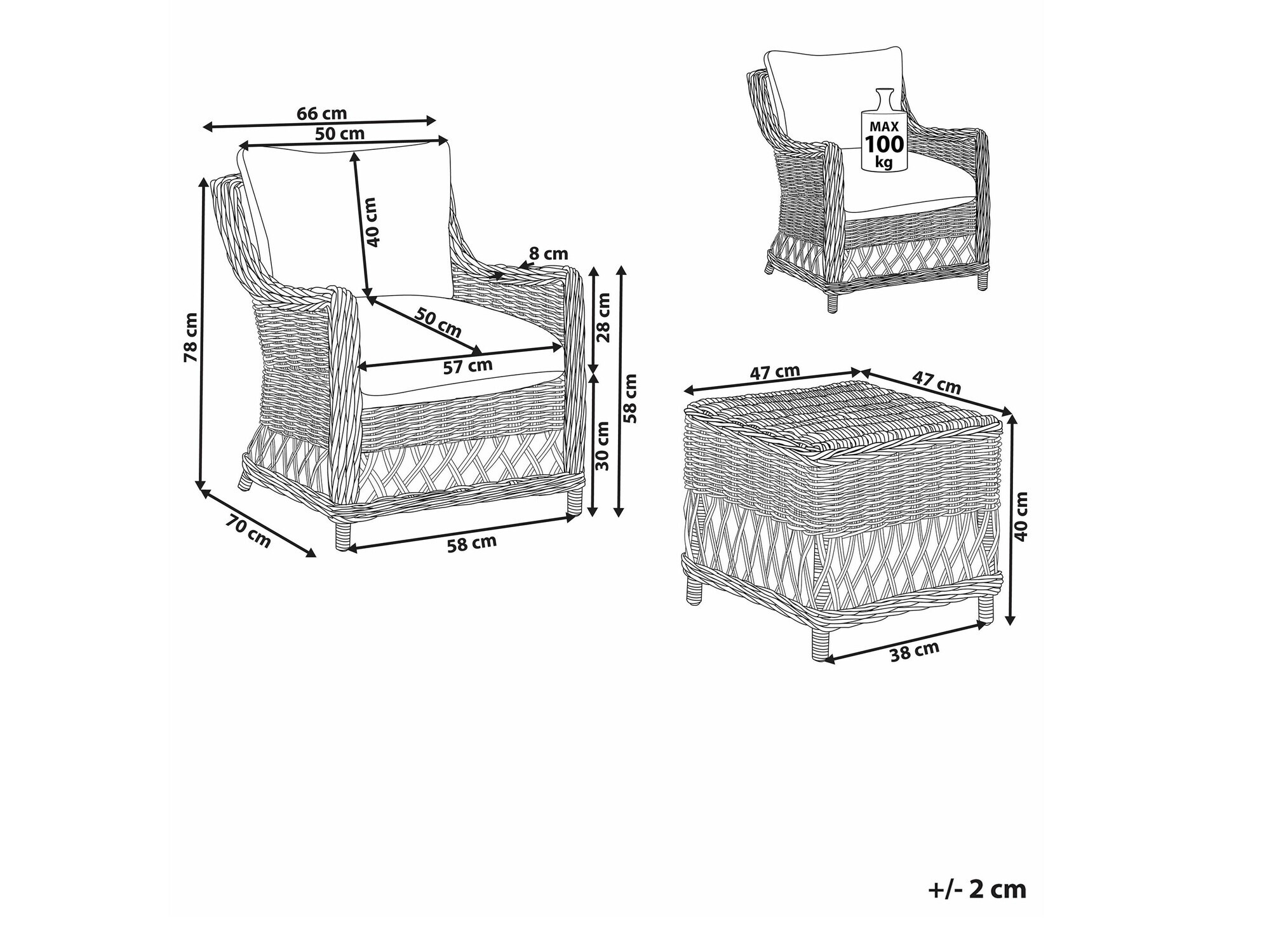 Садовый комплект Berwyn 2449