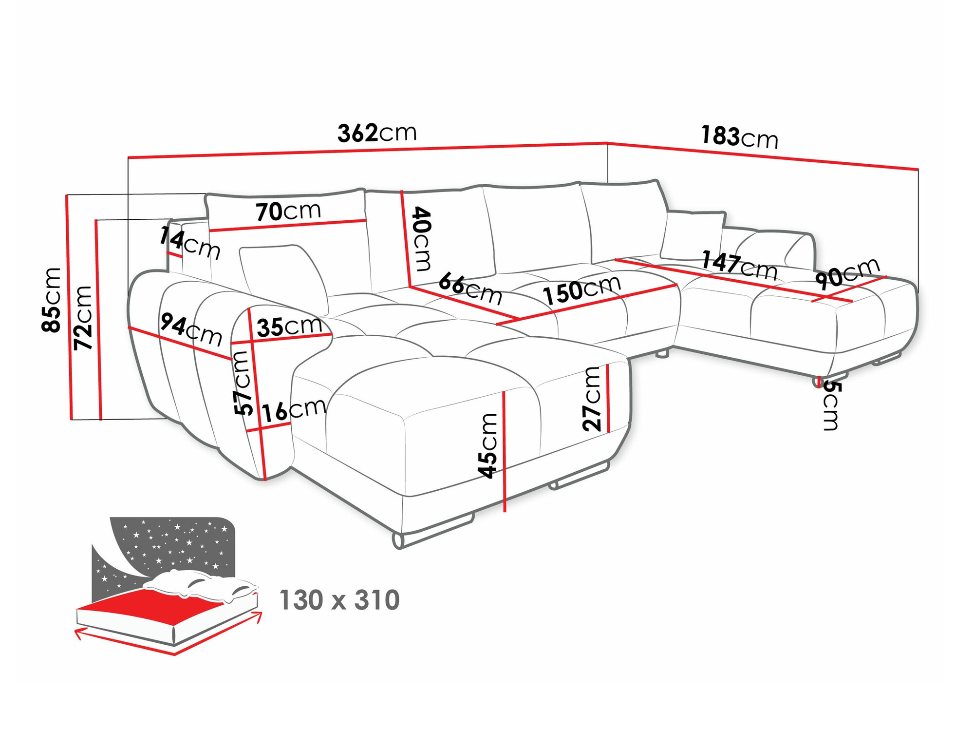 Stūra dīvāns Camden 101 (Velo 623)