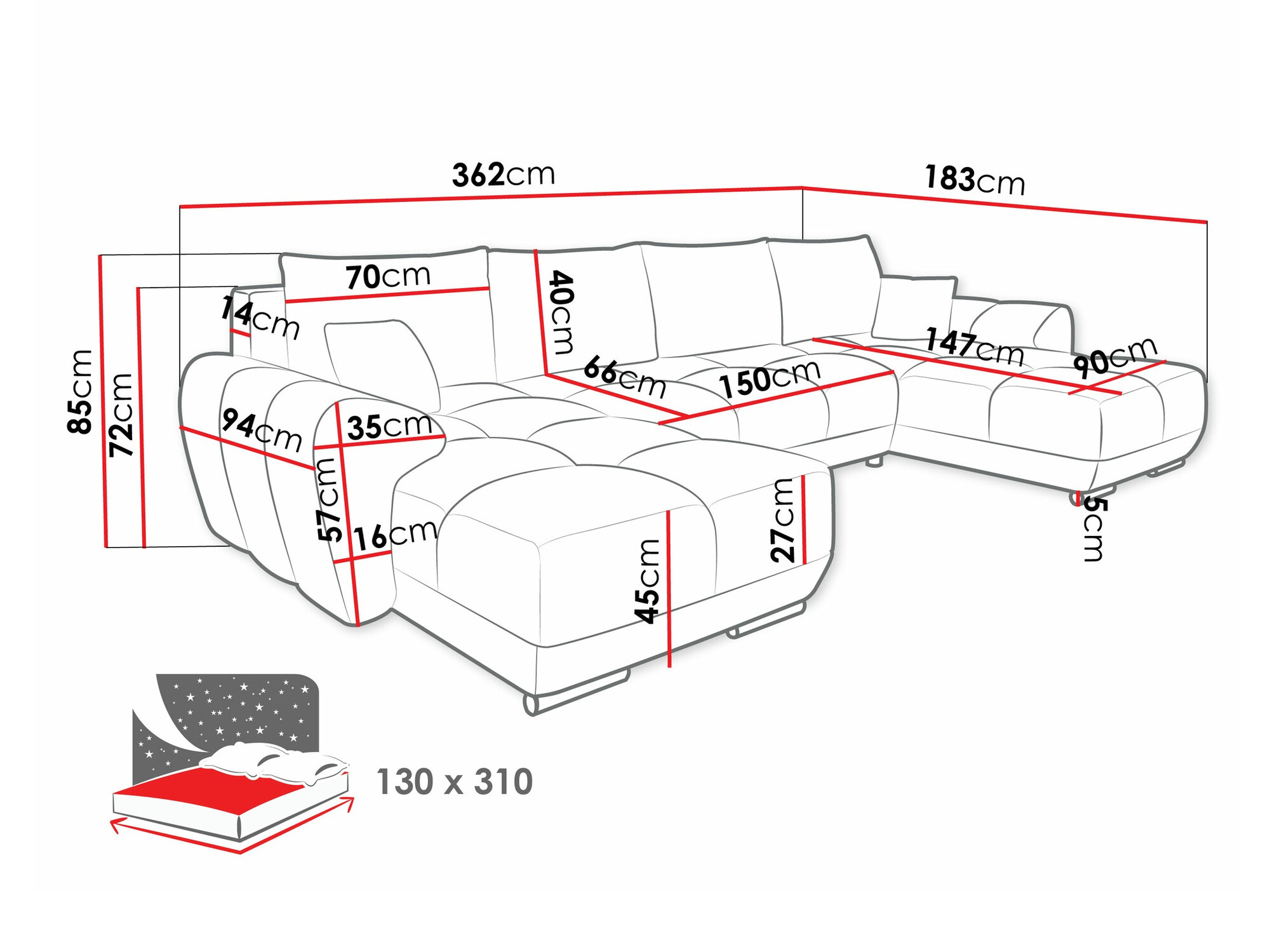 Stūra dīvāns Camden 101 (Velo 627)