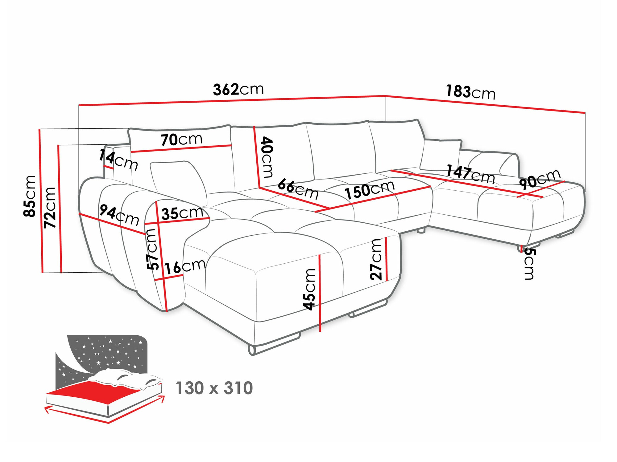 Stūra dīvāns Camden 101 (Velo 635)
