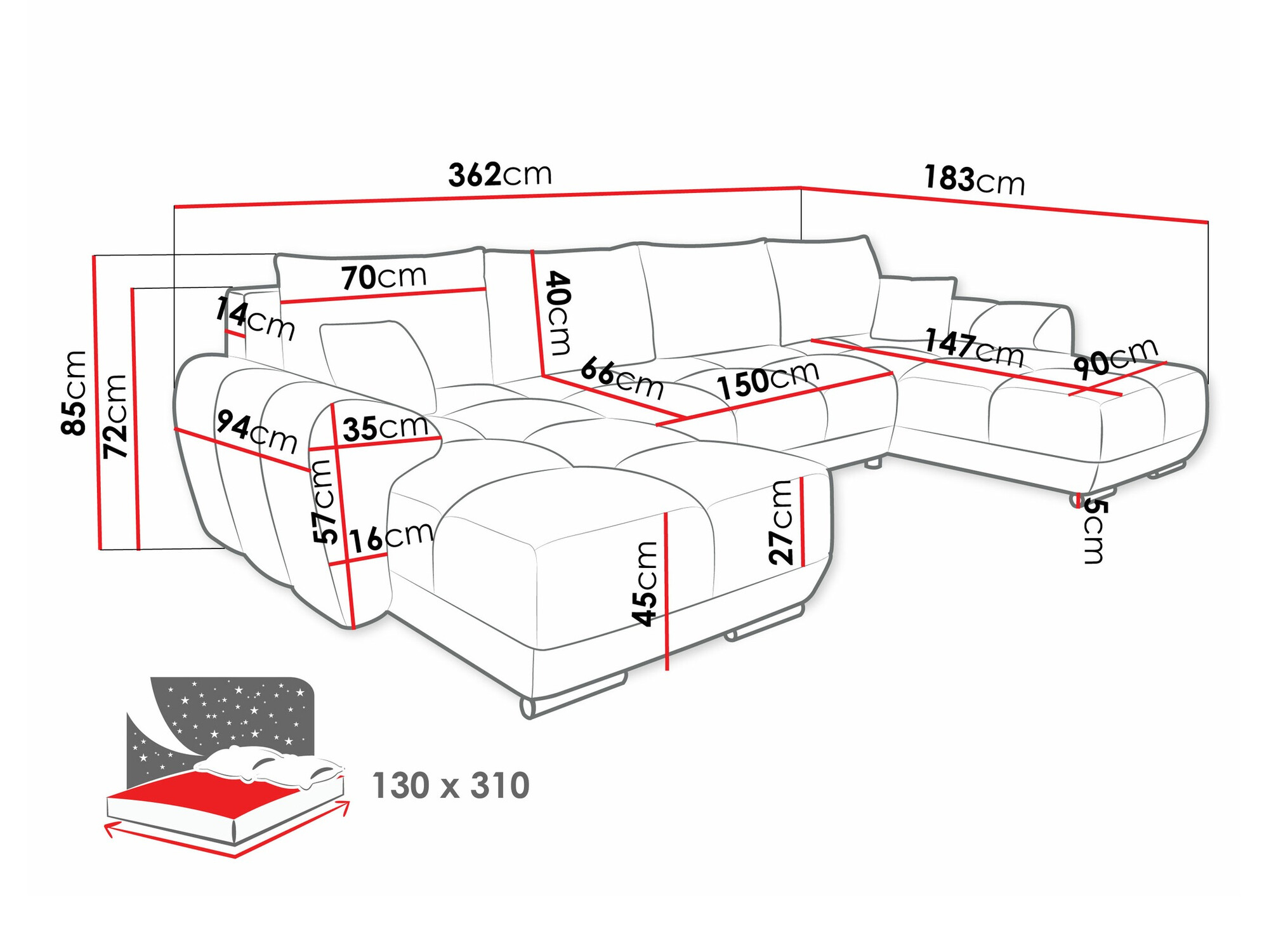 Угловой диван Camden 101 (Velo 626)