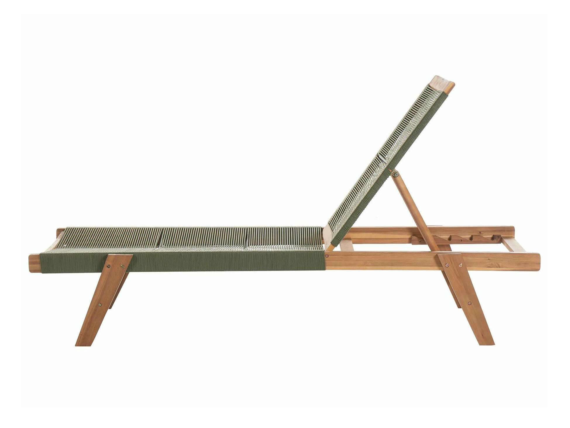 Садовый лежак Bensevu 101 (Акация + Зелёный)