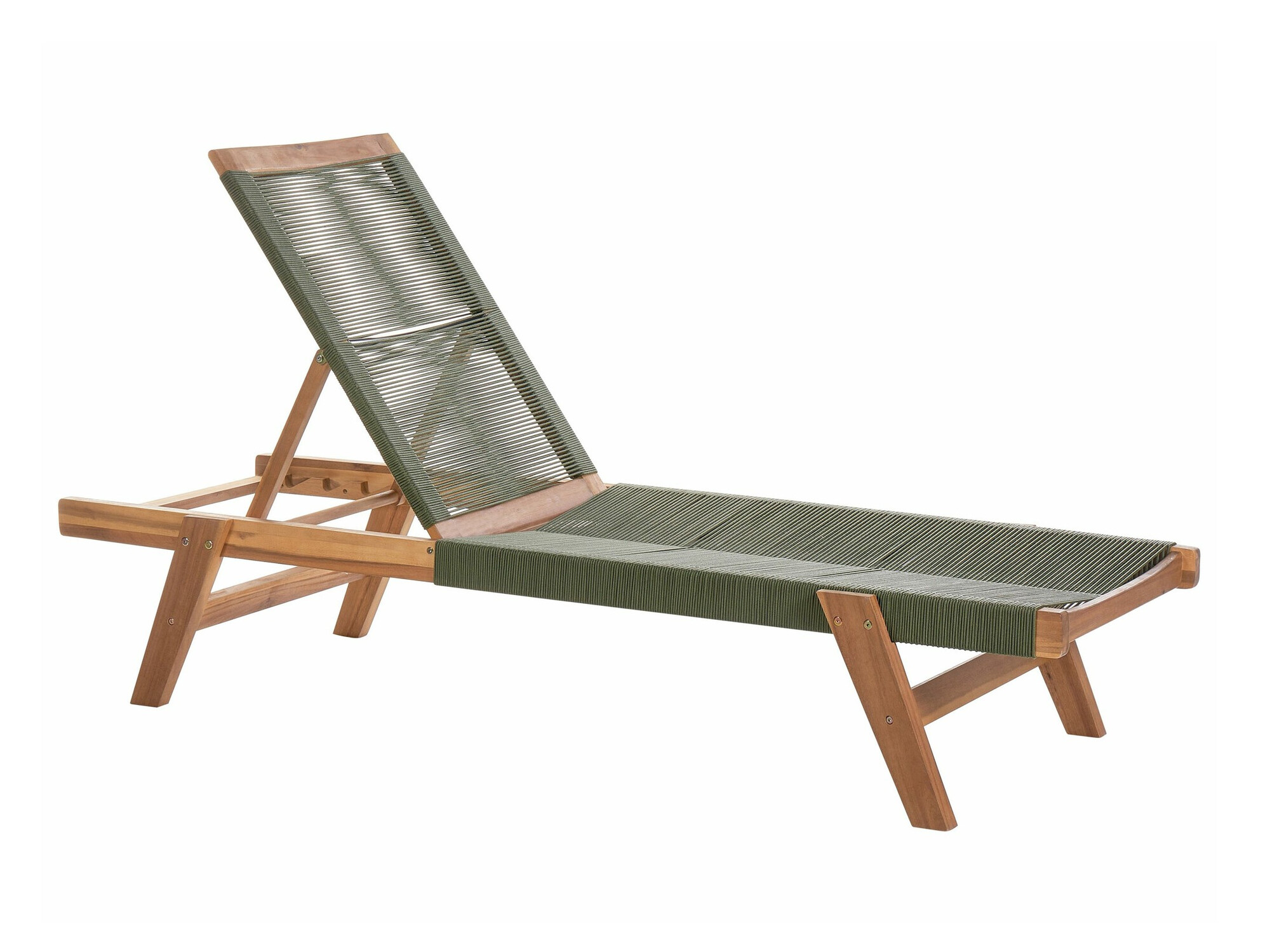 Sauļošanās krēsls Bensevu 101 (Akācija + Zaļš)