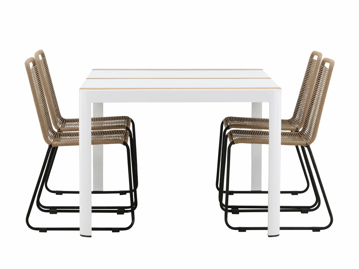 Стол и стулья Dallas 4671 (Белый)