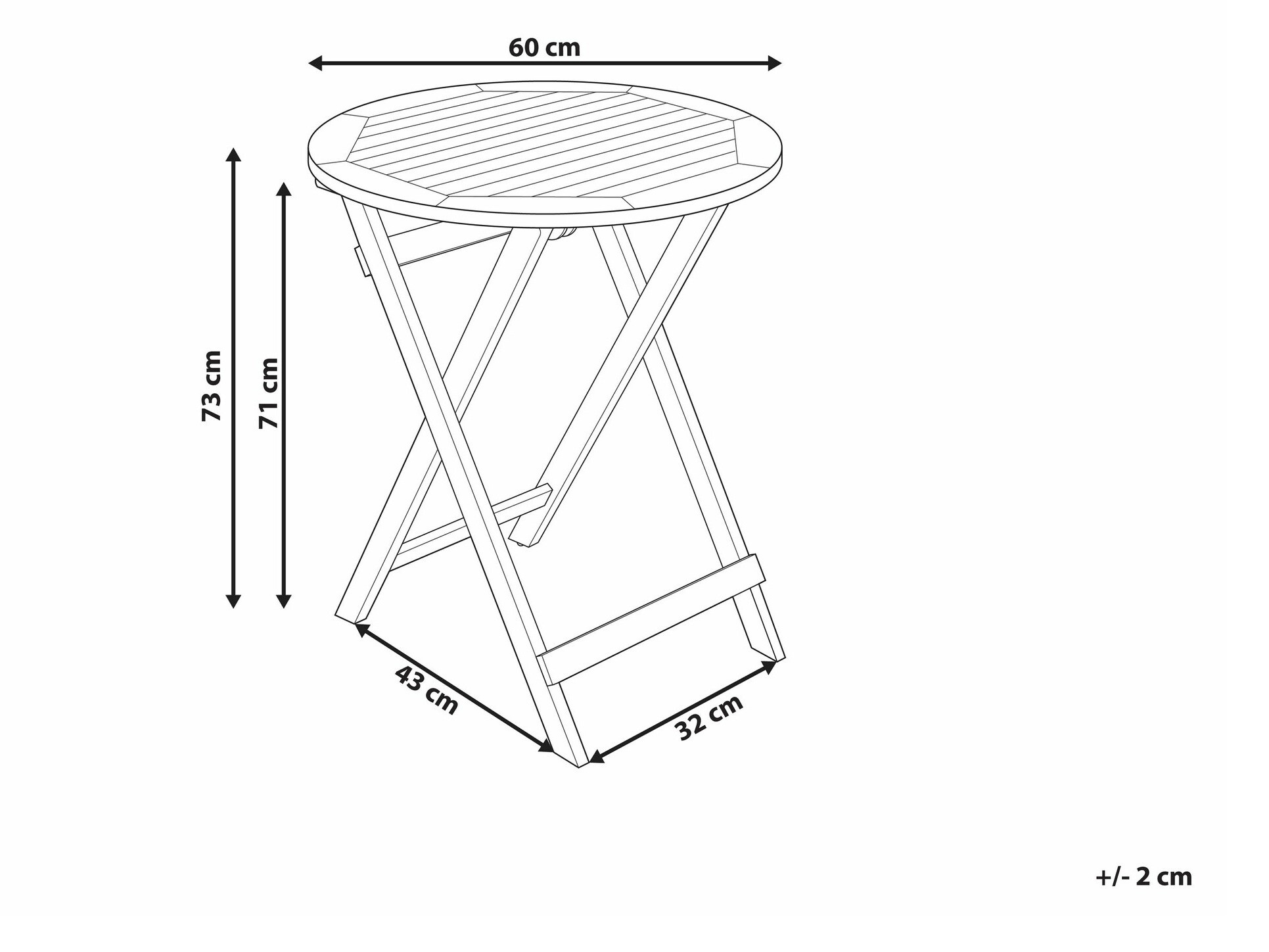Садовый стол Bensevu 104
