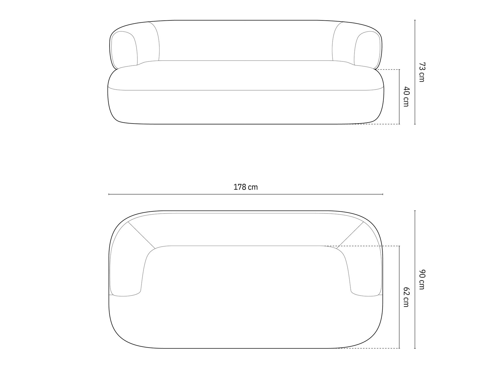 Диван Beckley 143 (Ascot Mouse)
