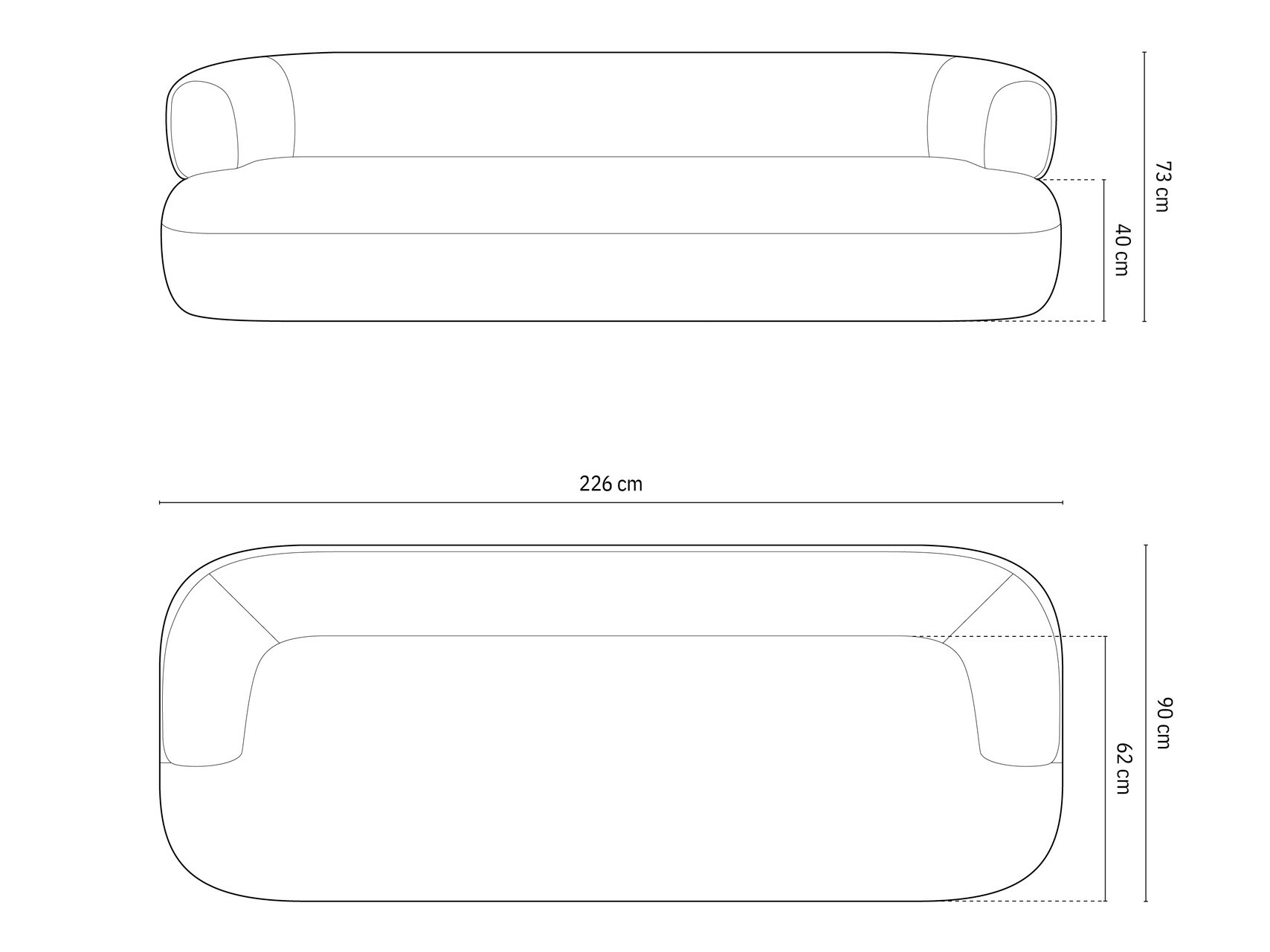 Диван Beckley 144 (Ascot Olive Green)