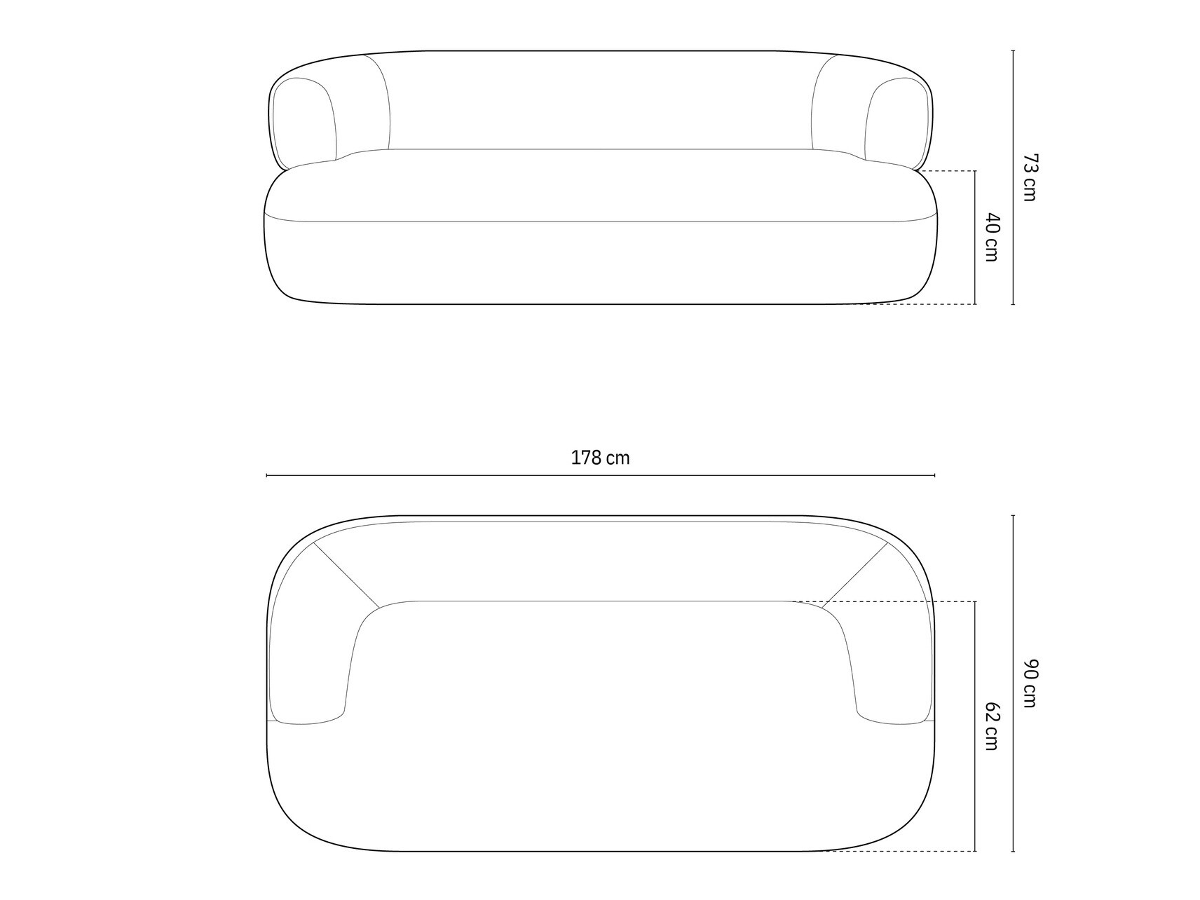 Dīvāns Beckley 143 (Ascot Nata)