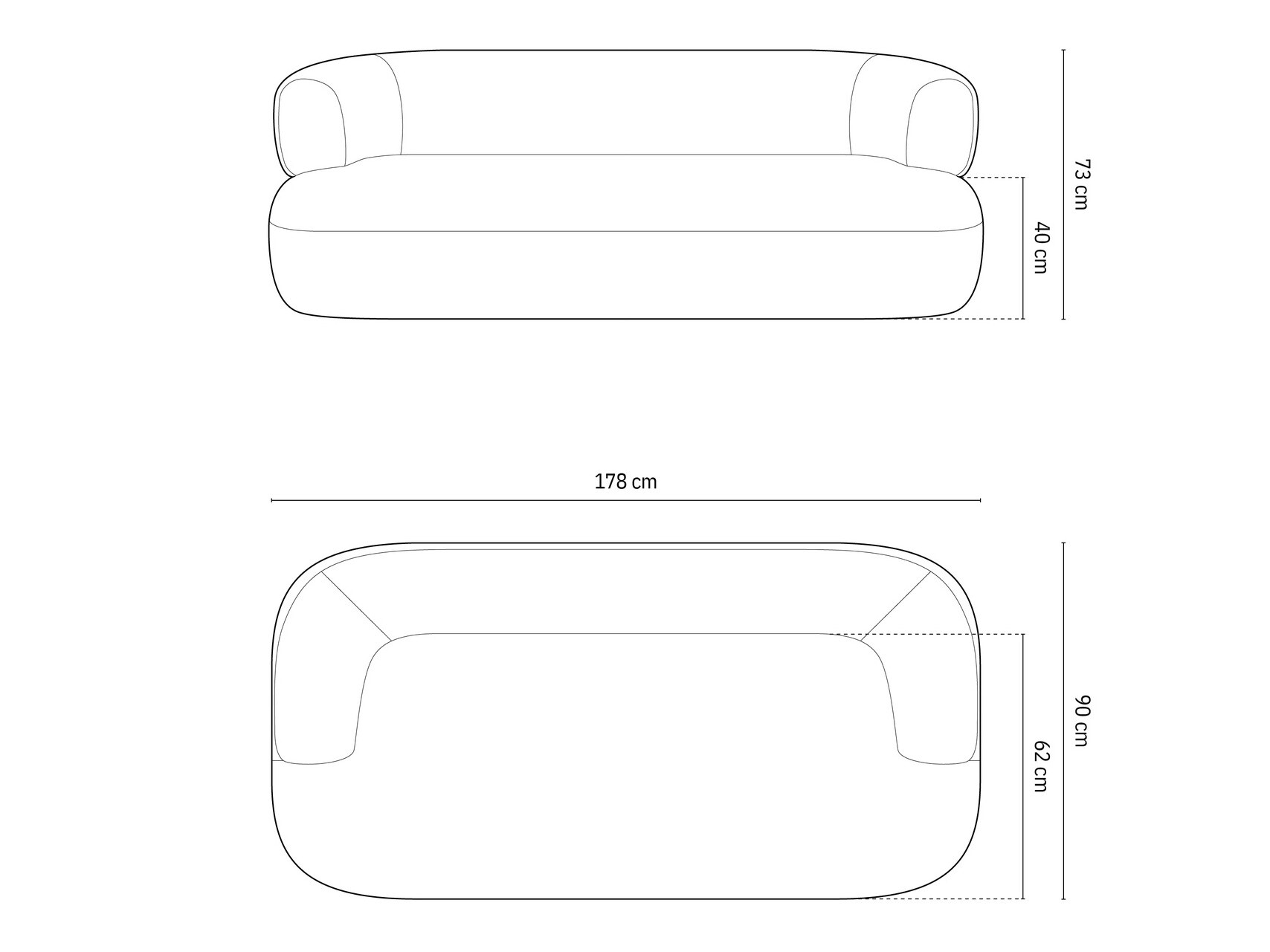 Dīvāns Beckley 143 (Ascot Olive Green)