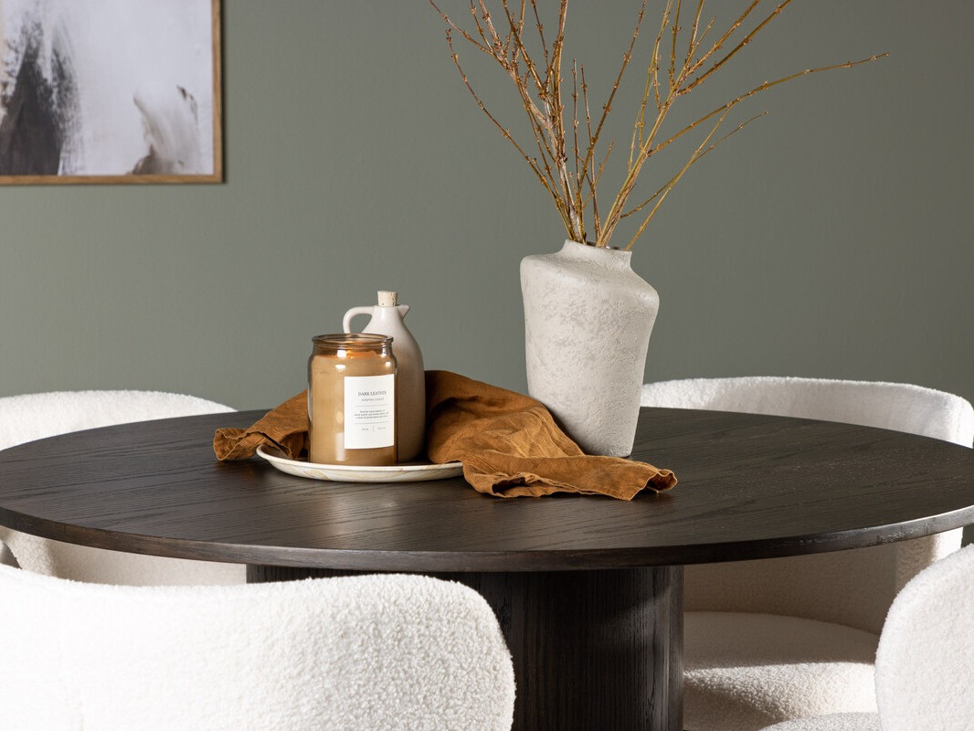 Ēdamistabas komplekts Dallas 4356 (Tumšs riekstkoks)