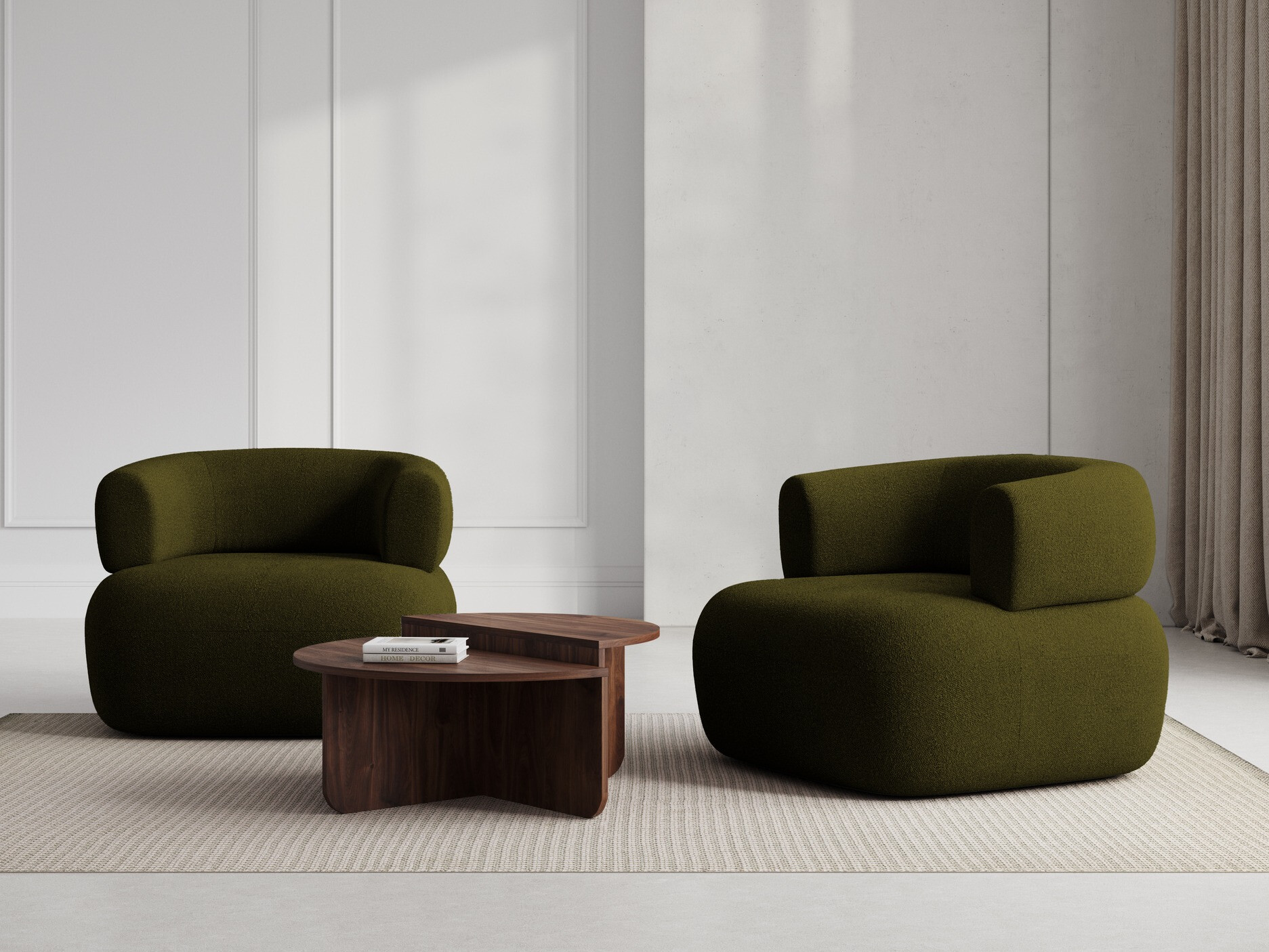 Krēsls Beckley 117 (Ascot Olive Green)