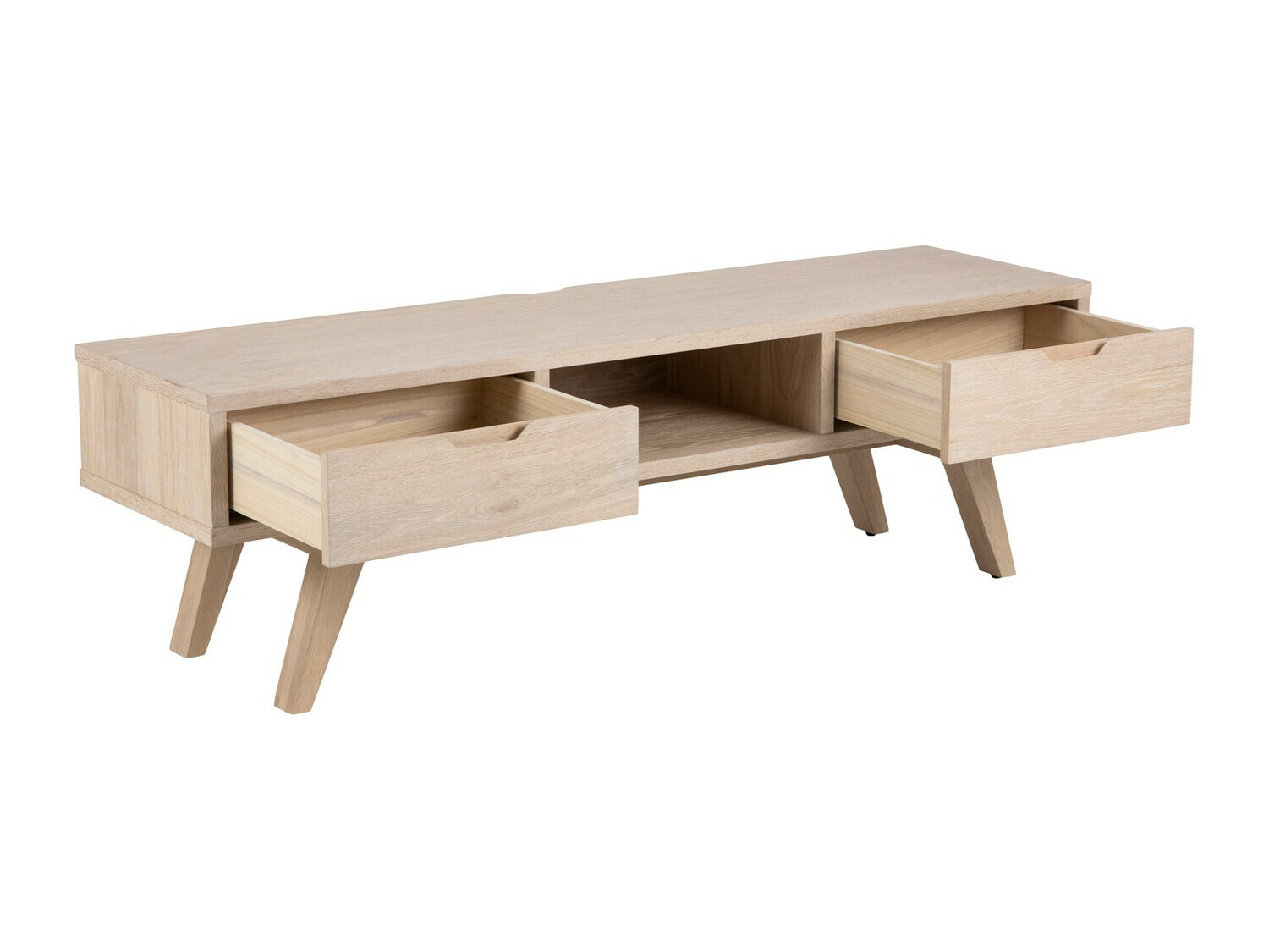 TV galds Norsica Albene 110 (Balināts ozols)