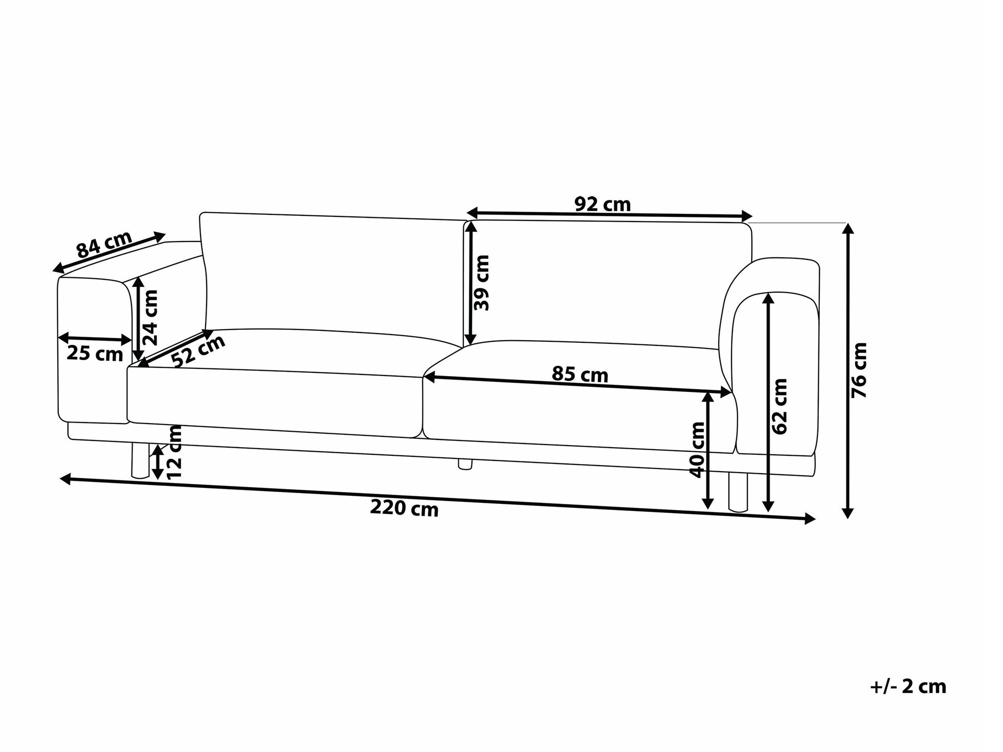 Диван Berwyn 697 (Синий)